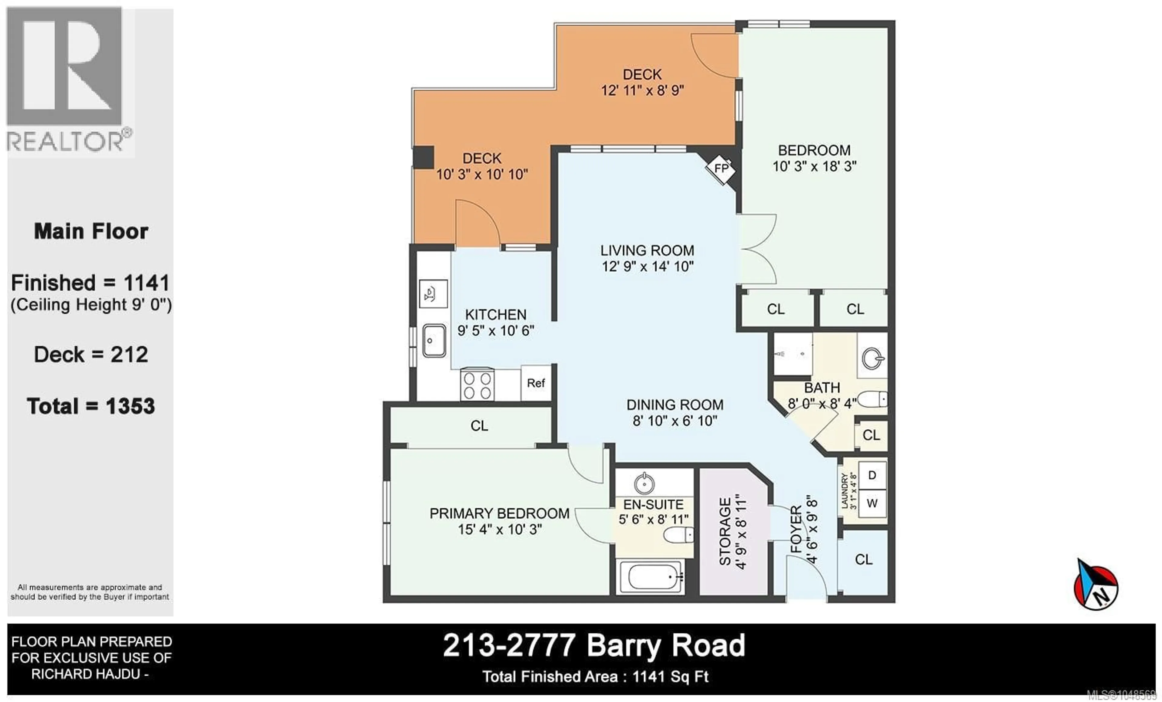 Floor plan for 213 - 2777 BARRY ROAD, Mill Bay British Columbia V8H1K9