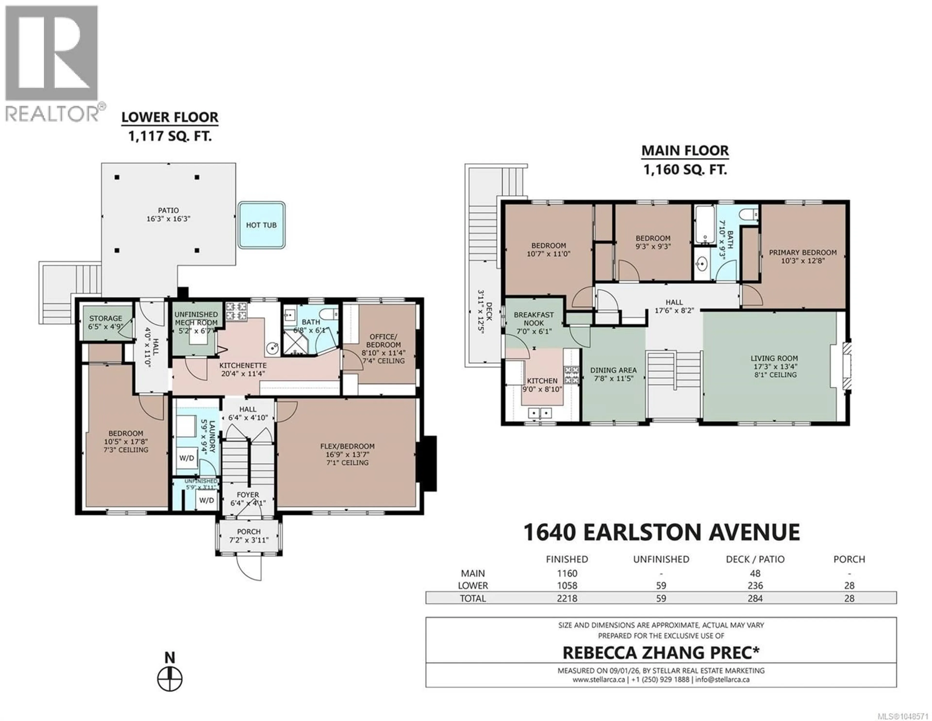 Floor plan for 1640 EARLSTON AVENUE, Saanich British Columbia V8P2Z5