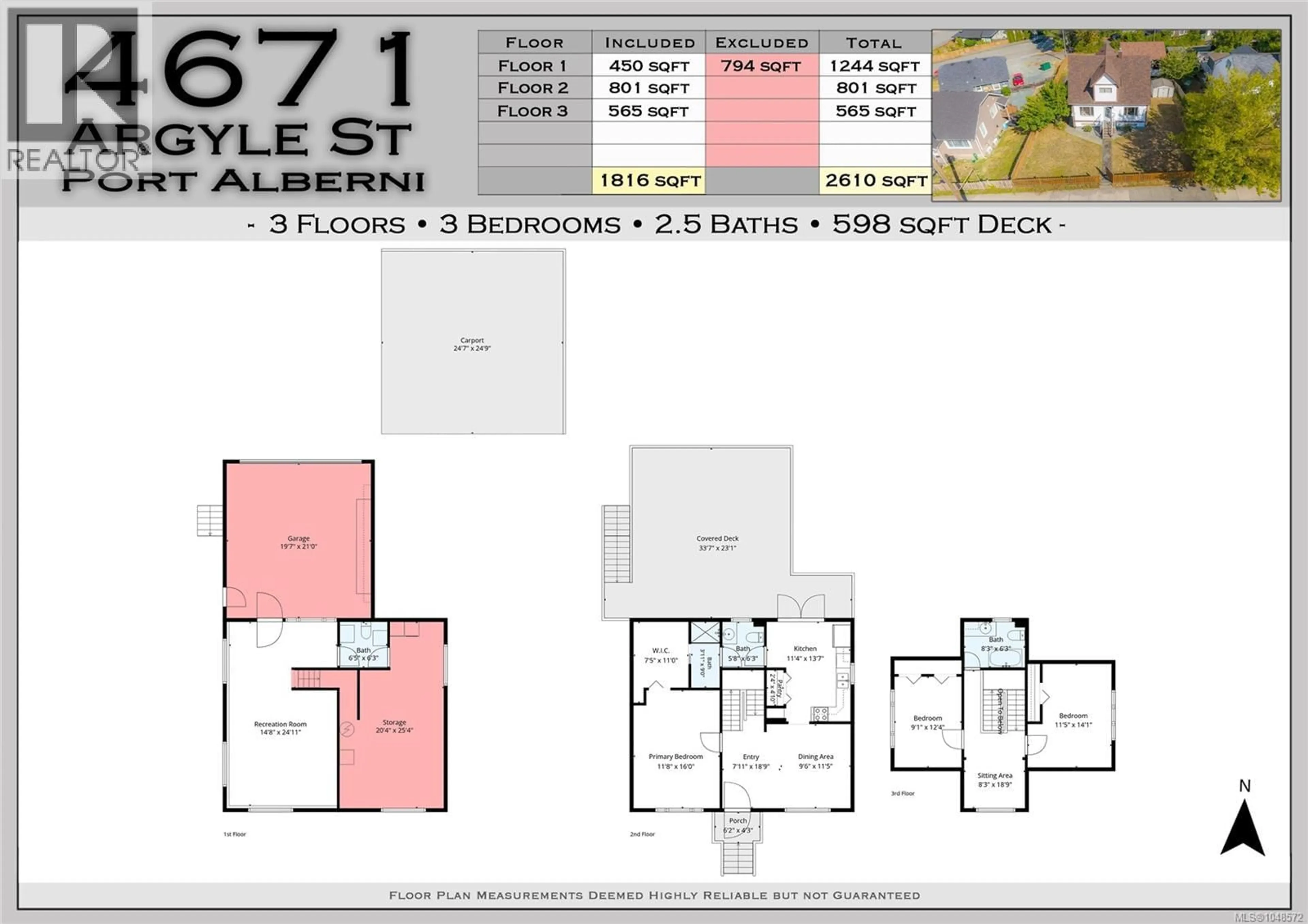 Floor plan for 4671 ARGYLE STREET, Port Alberni British Columbia V9Y1W3