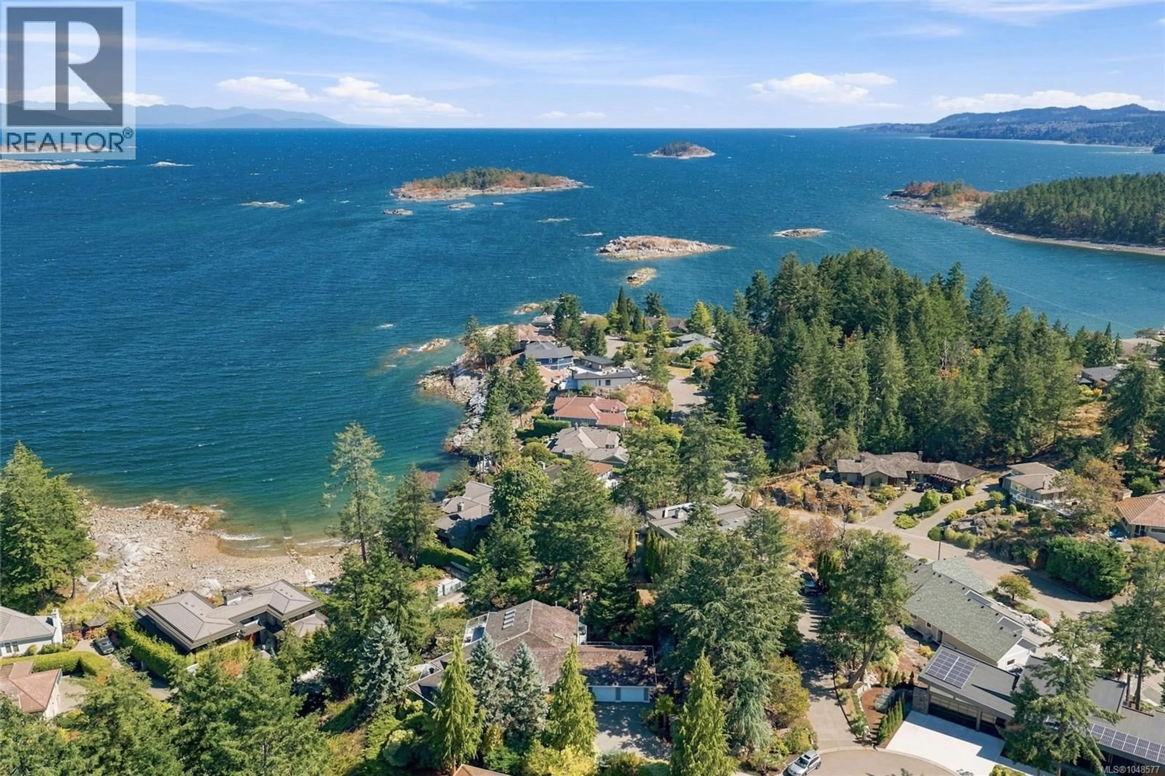 A pic from outside/outdoor area/front of a property/back of a property/a pic from drone, water/lake/river/ocean view for 2340 AVONDALE PLACE, Nanoose Bay British Columbia V9P9G8