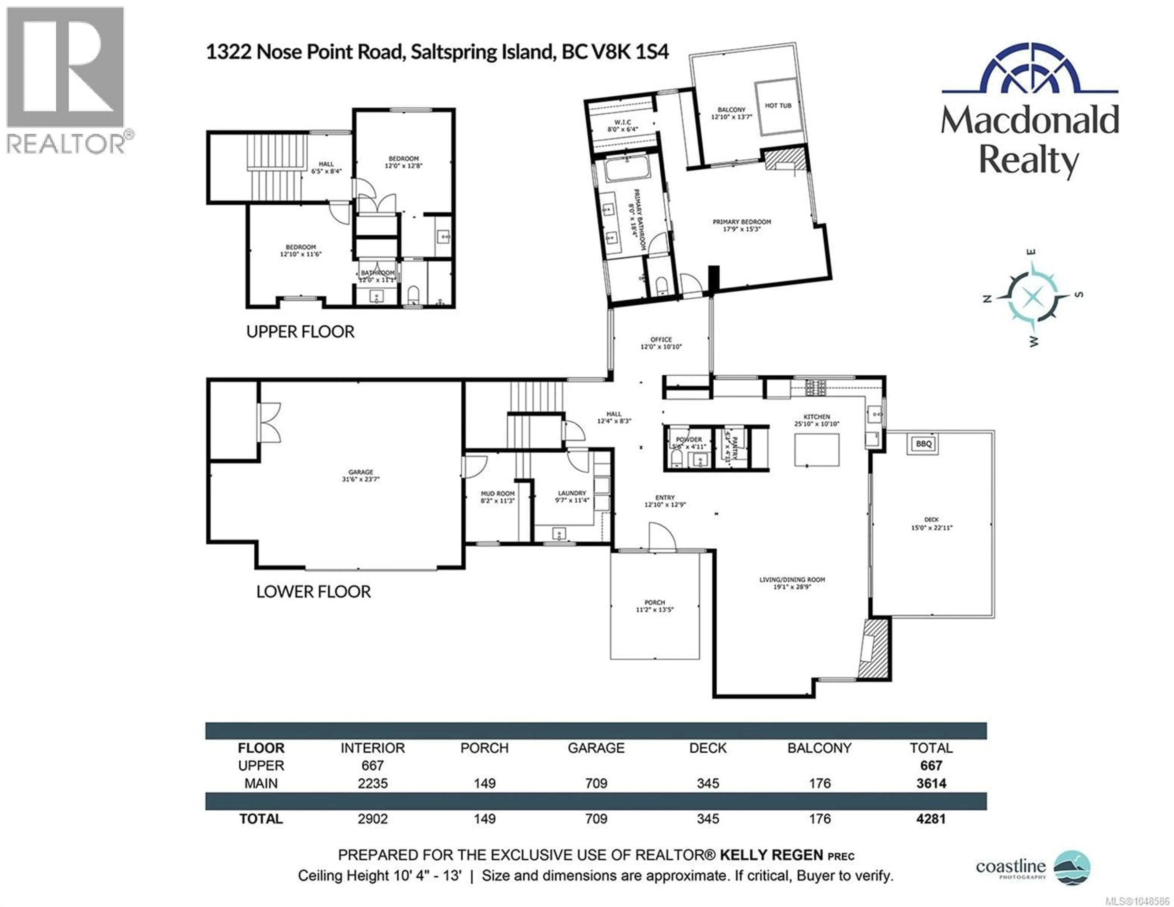 Floor plan for 1322 NOSE POINT ROAD, Salt Spring British Columbia V8K1S4