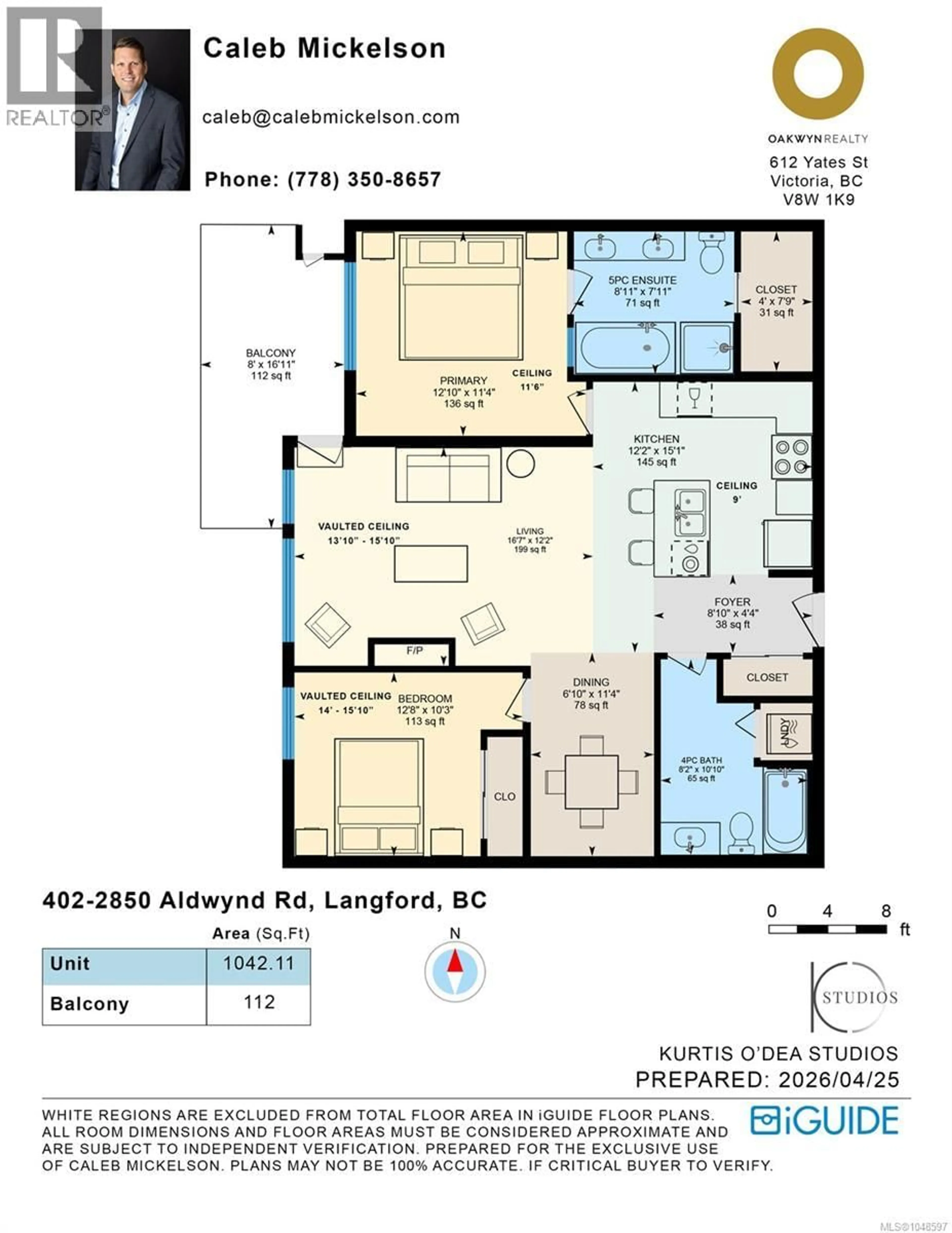 Floor plan for 402 - 2850 ALDWYND ROAD, Langford British Columbia V9B3S7