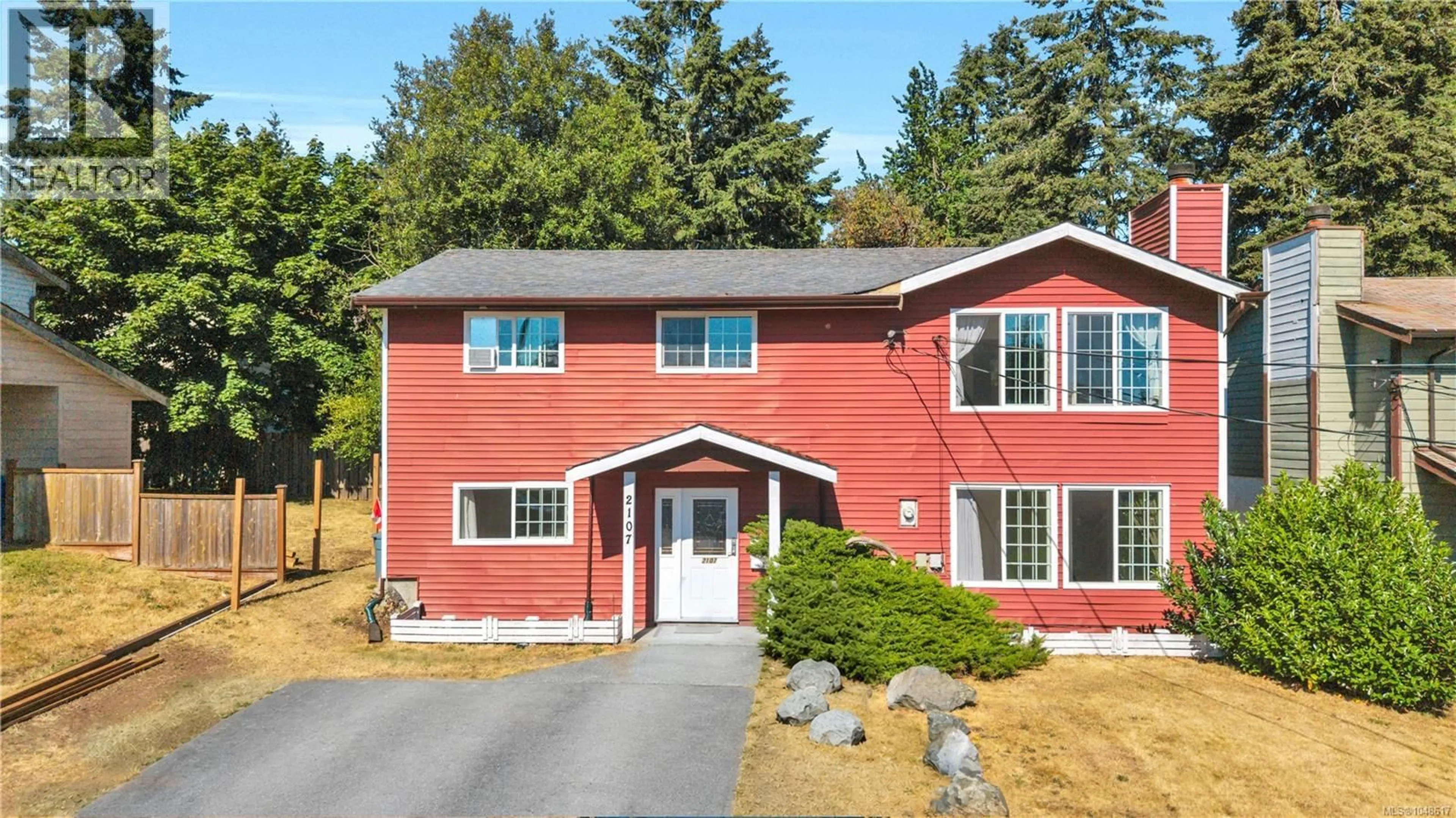 Home with vinyl exterior material, street for 2107 DUGGAN ROAD, Nanaimo British Columbia V9S5N9