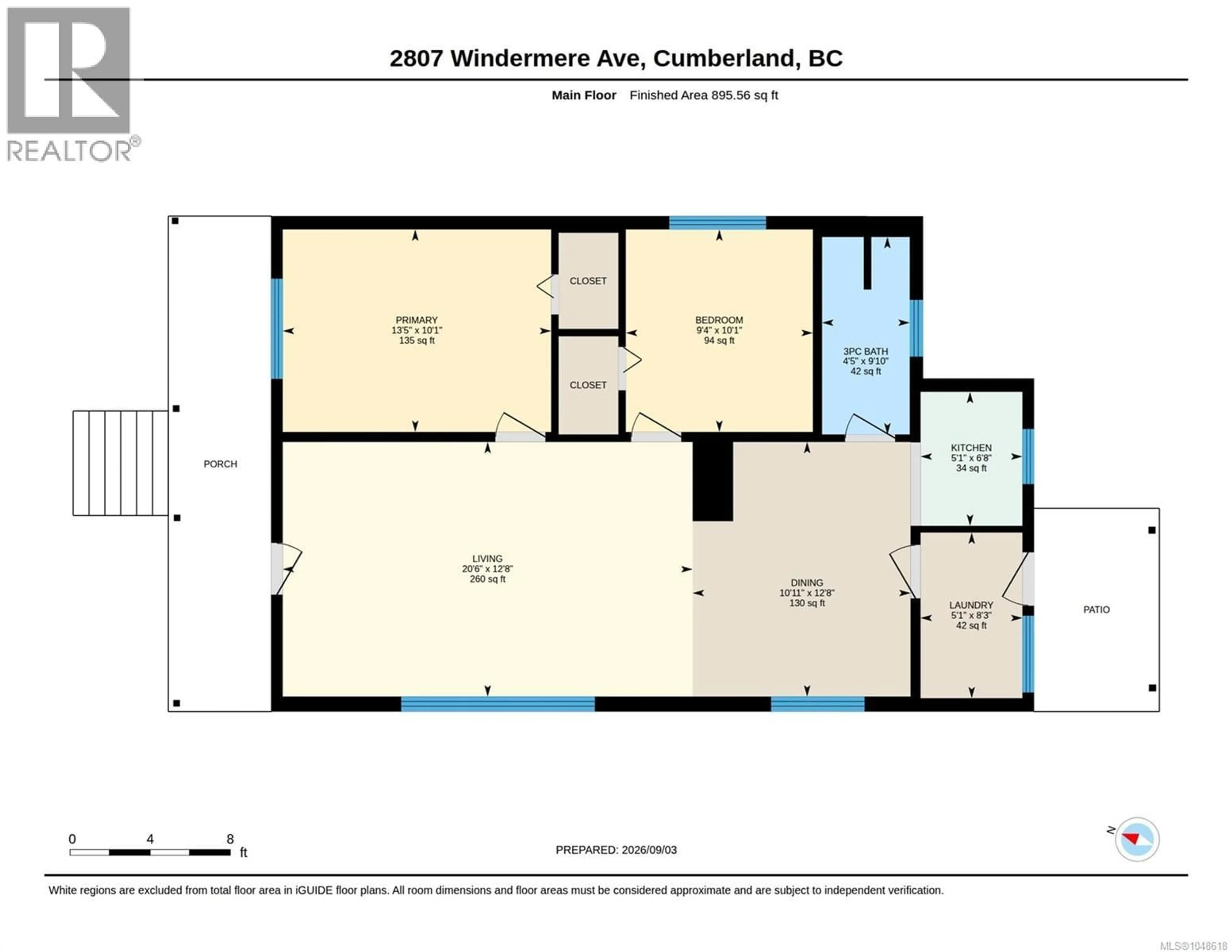 Floor plan for 2807 WINDERMERE AVENUE, Cumberland British Columbia V0R1S0