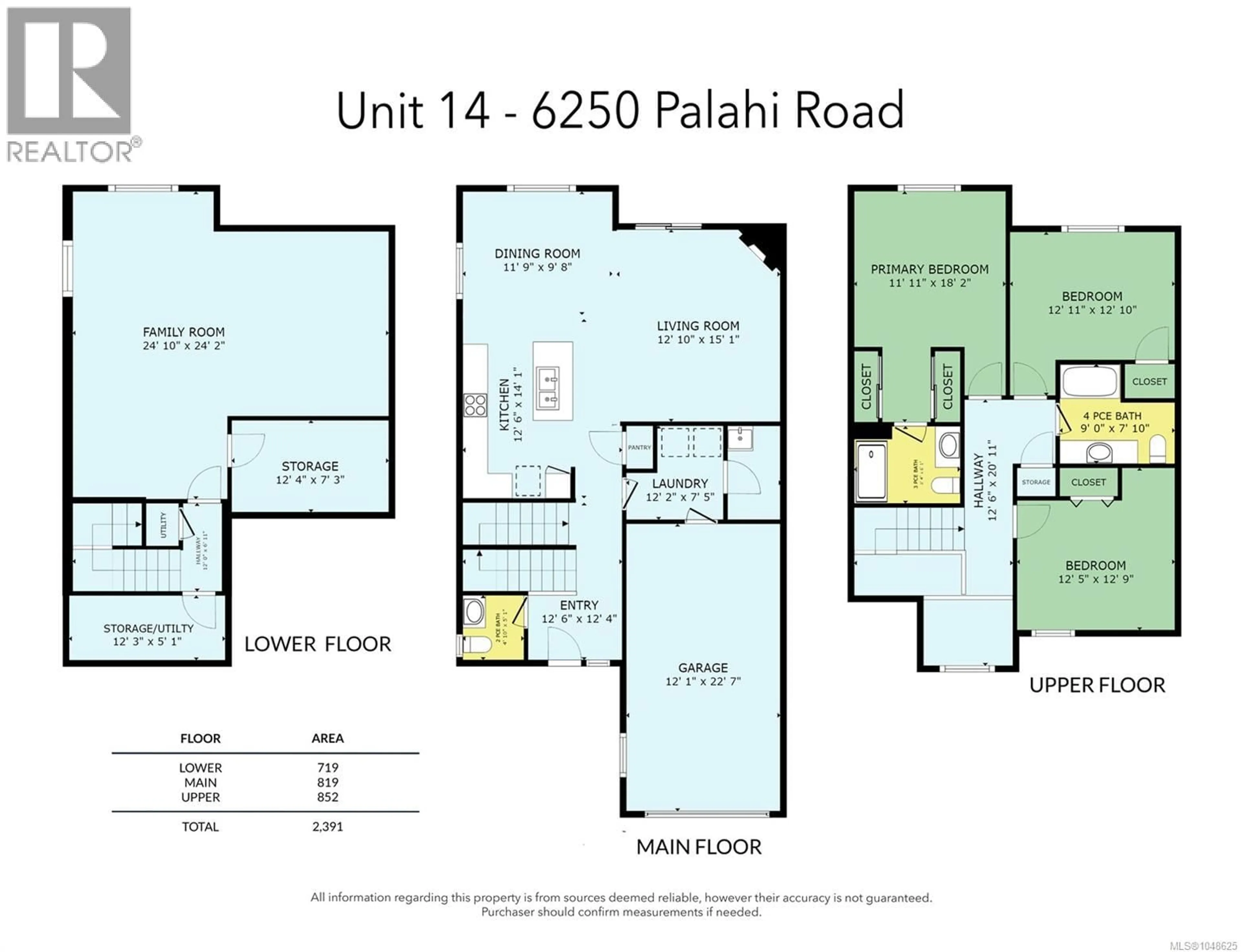 Floor plan for 14 - 6250 PALAHI ROAD, Duncan British Columbia V9L6Z3