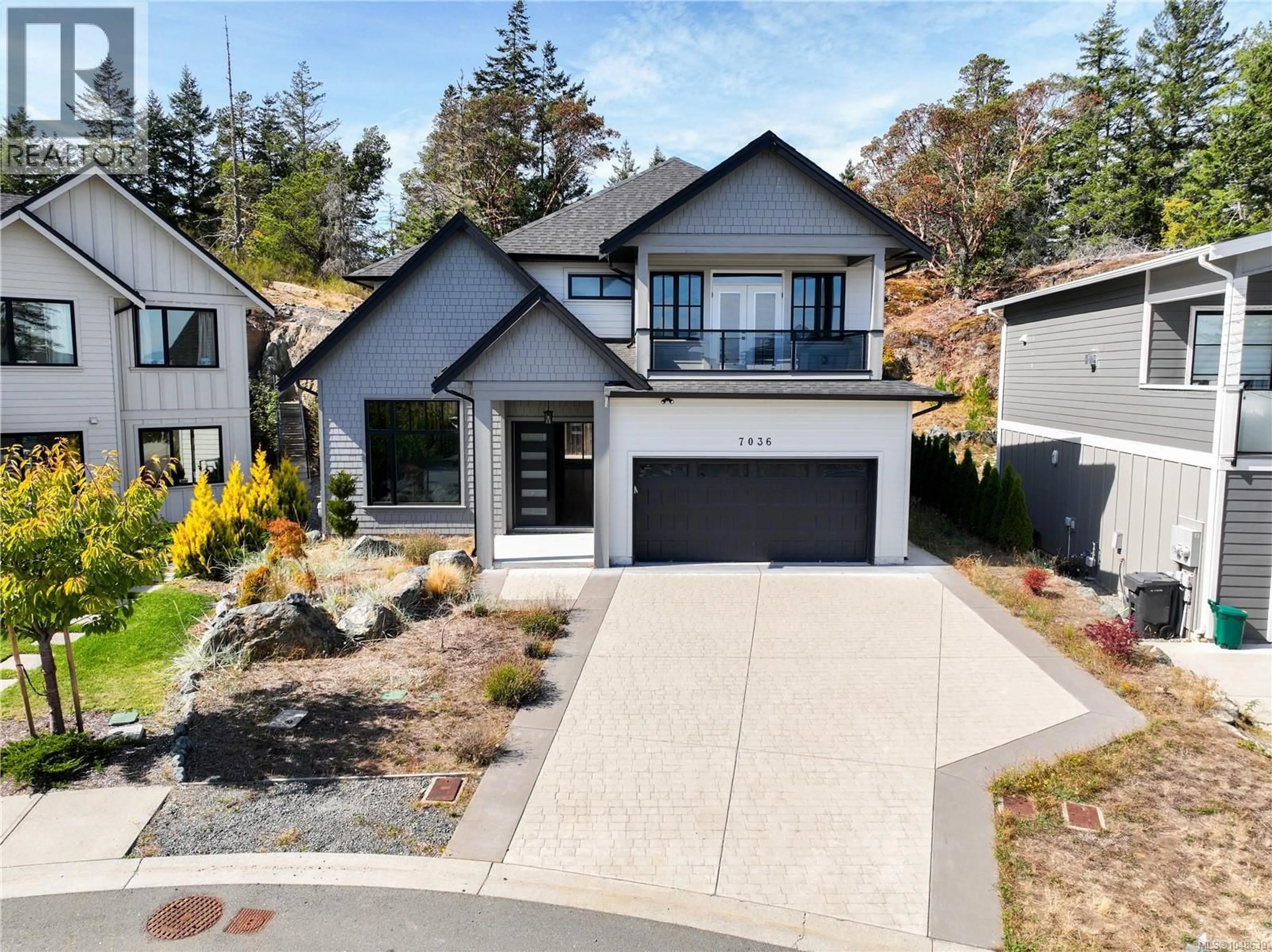 Home with brick exterior material, street for 7036 CLARKSON PLACE, Sooke British Columbia V9Z0L4