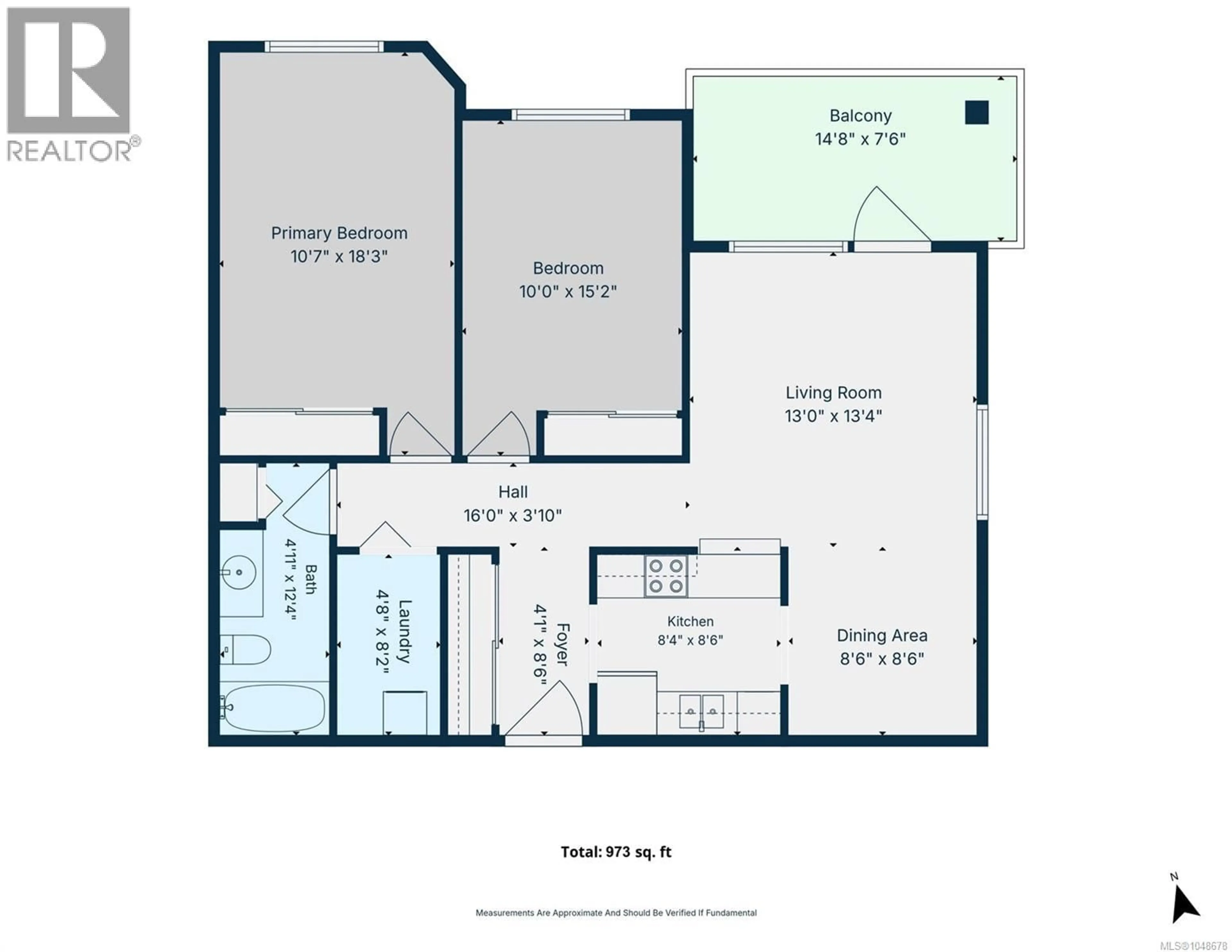 Floor plan for 302 - 1631 DUFFERIN CRESCENT, Nanaimo British Columbia V9S5T4
