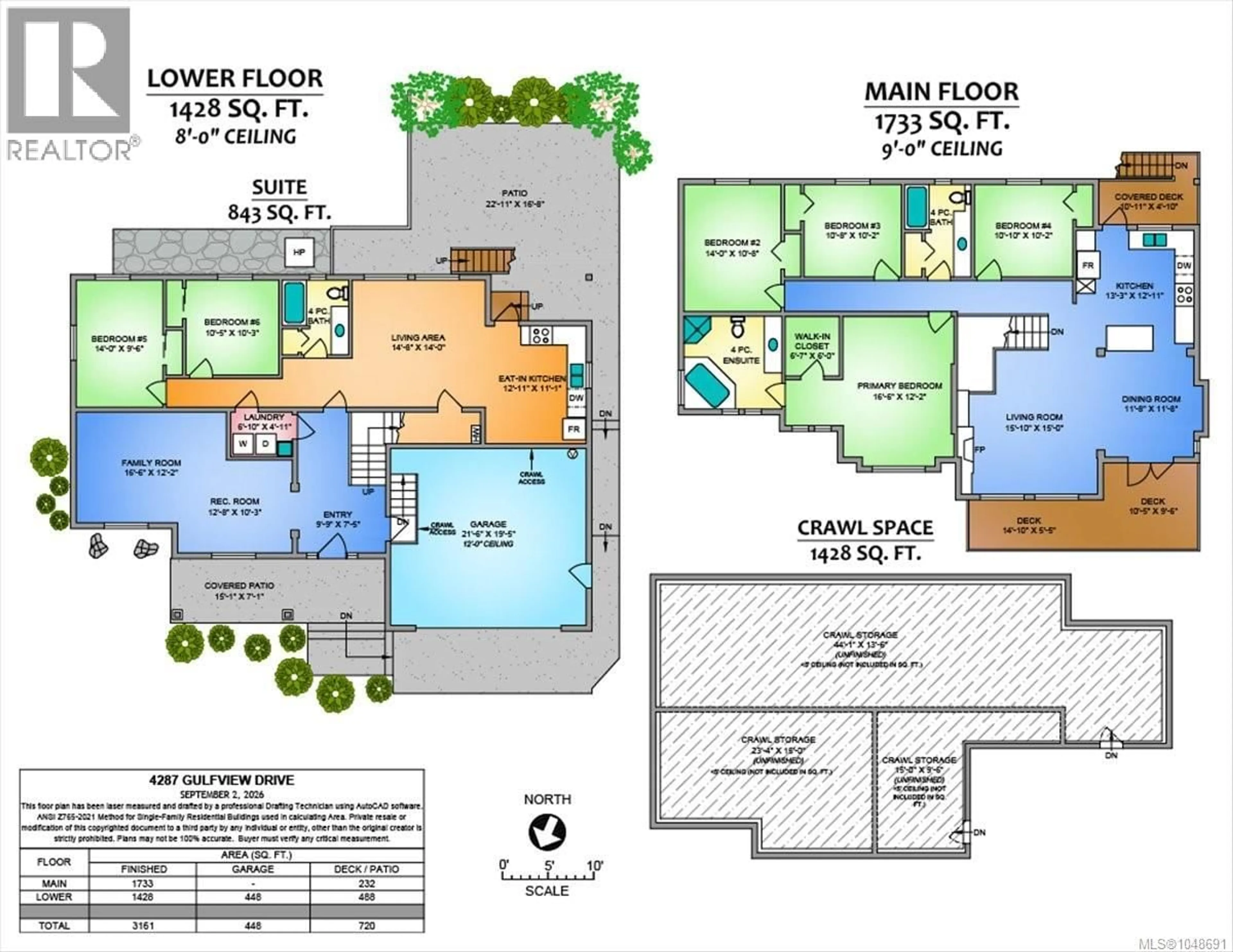 Floor plan for 4287 GULFVIEW DRIVE, Nanaimo British Columbia V9T6K4