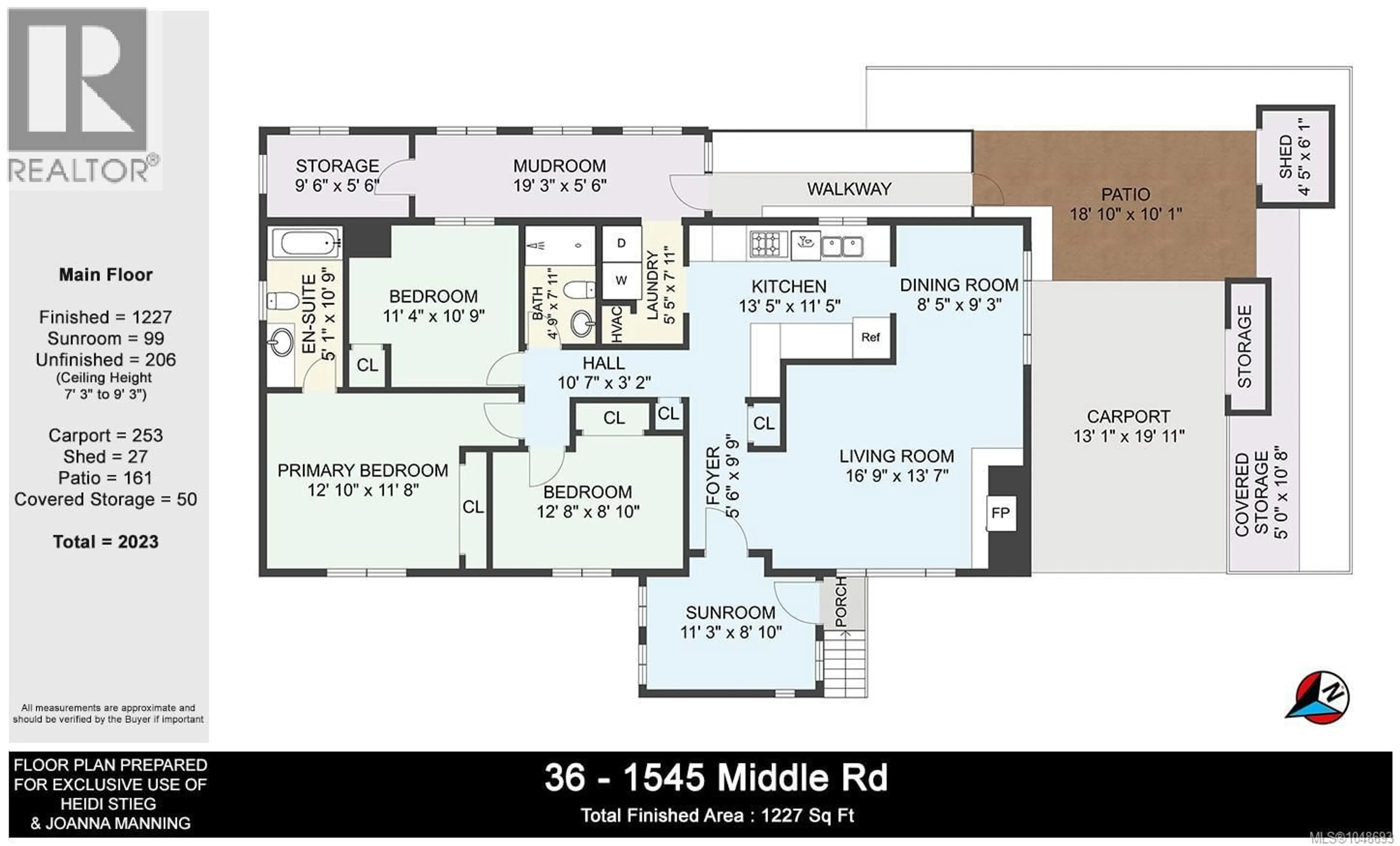 Floor plan for 36 - 1545 MIDDLE ROAD, Esquimalt British Columbia V9A0E4