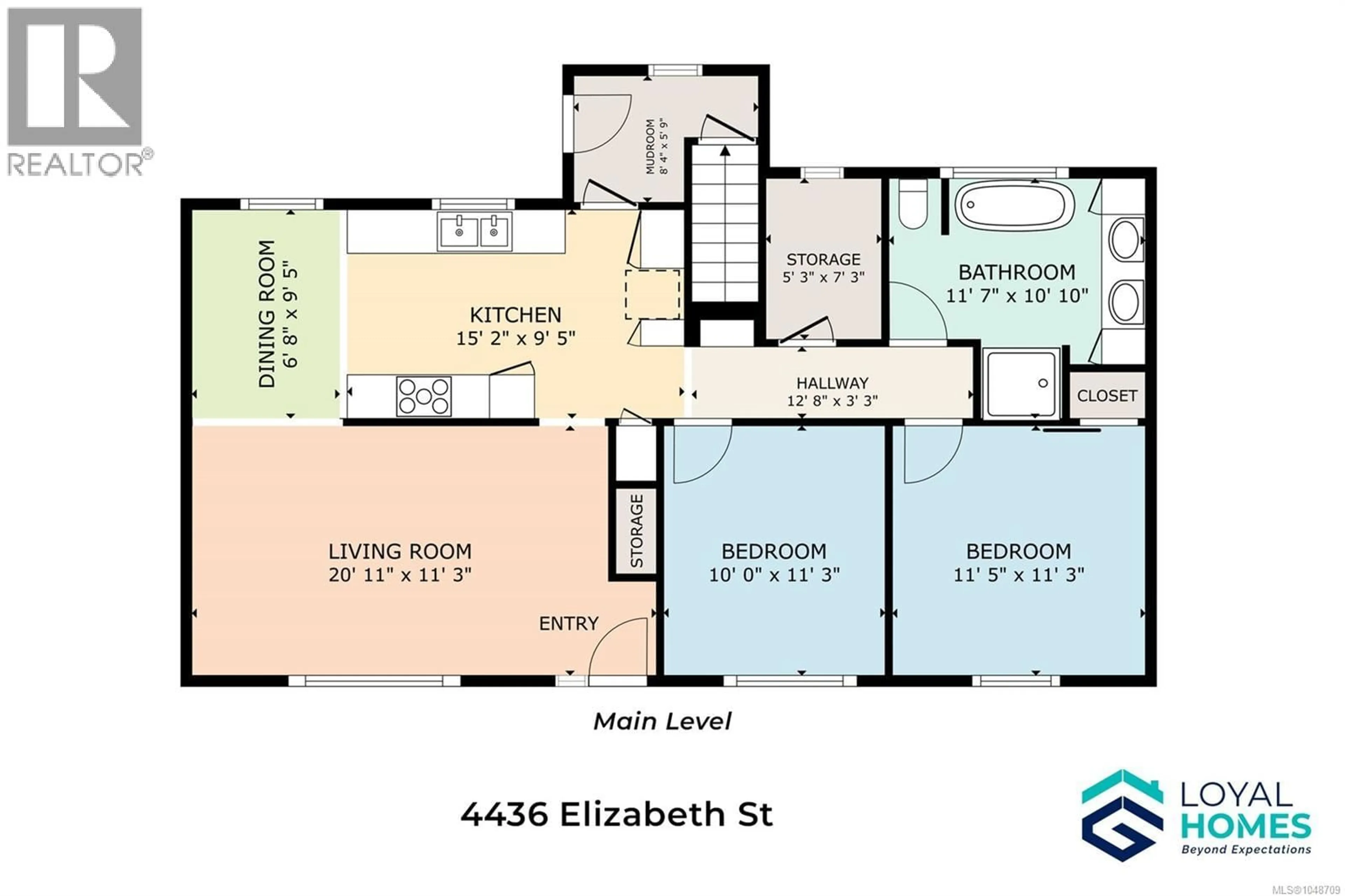Floor plan for 4436 ELIZABETH STREET, Port Alberni British Columbia V9Y6L3