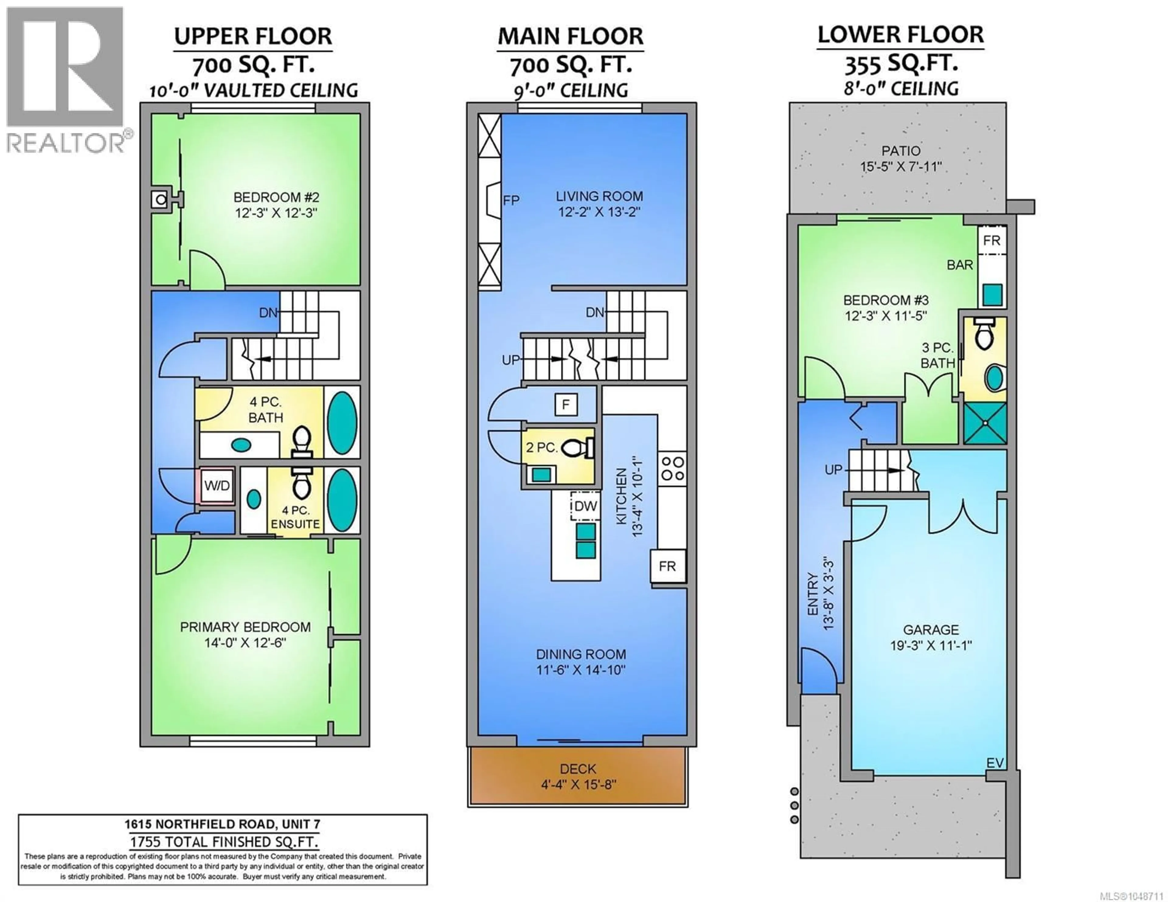 Floor plan for 107 - 1615 NORTHFIELD ROAD, Nanaimo British Columbia V9S5A8