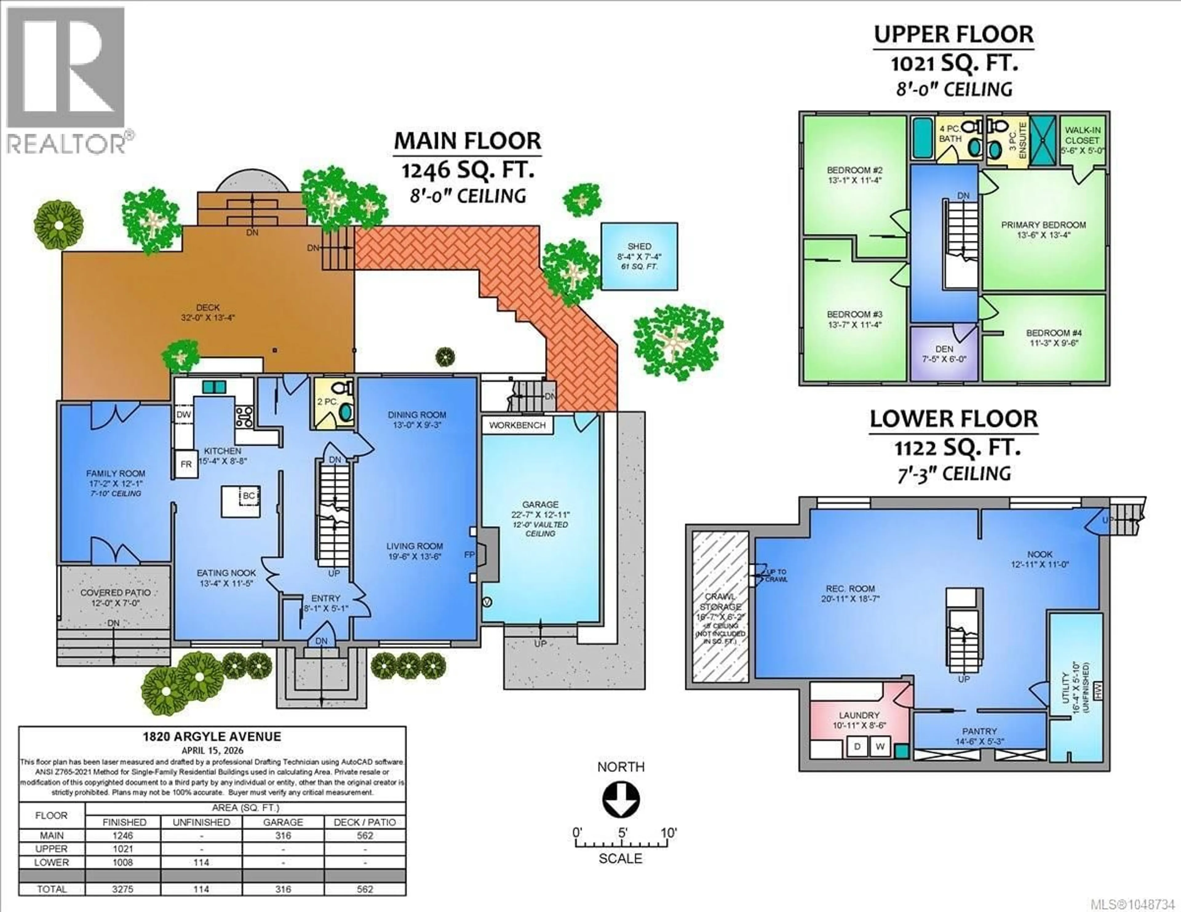 Floor plan for 1820 ARGYLE AVENUE, Nanaimo British Columbia V9S3K7