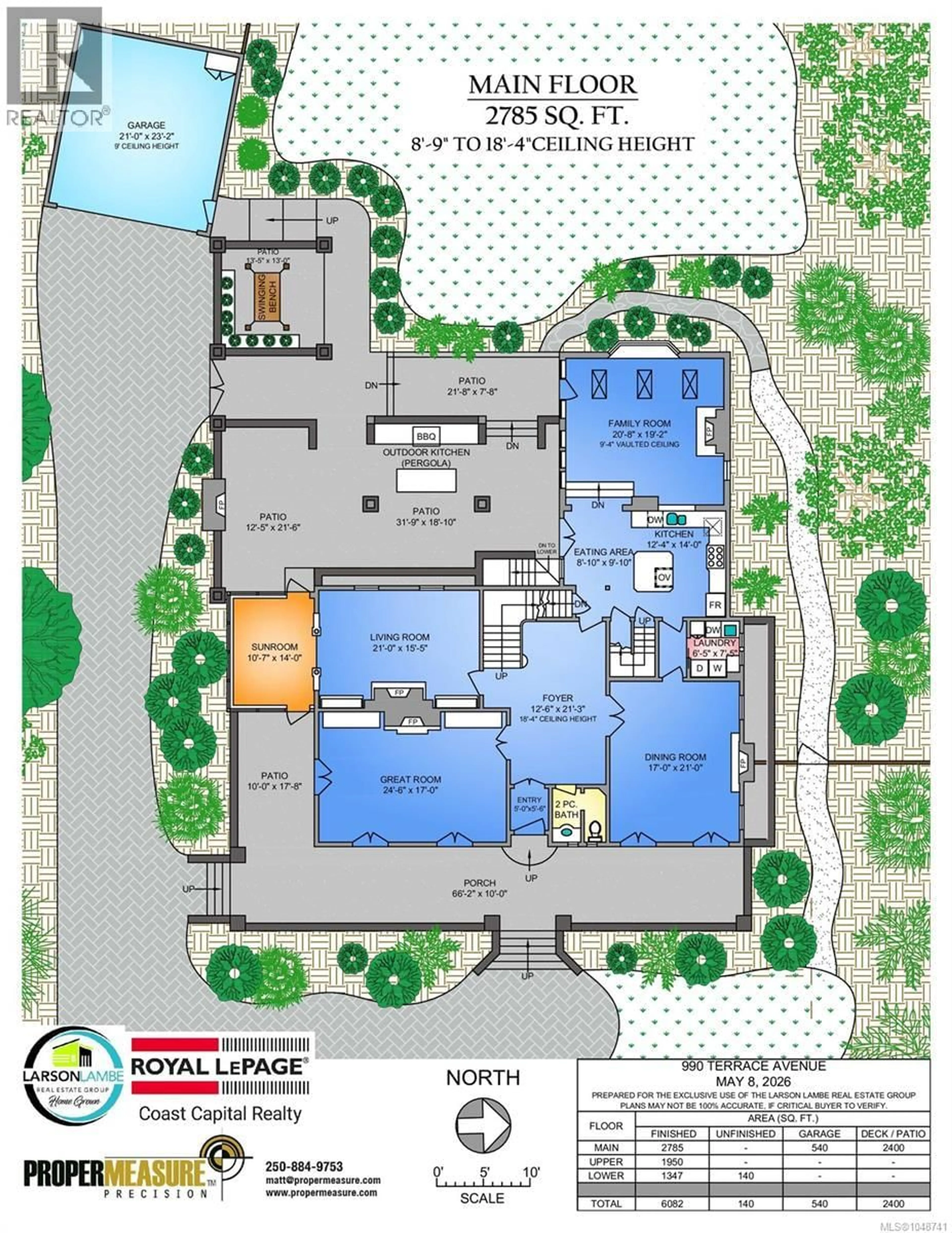Floor plan for 990 TERRACE AVENUE, Victoria British Columbia V8S3V3
