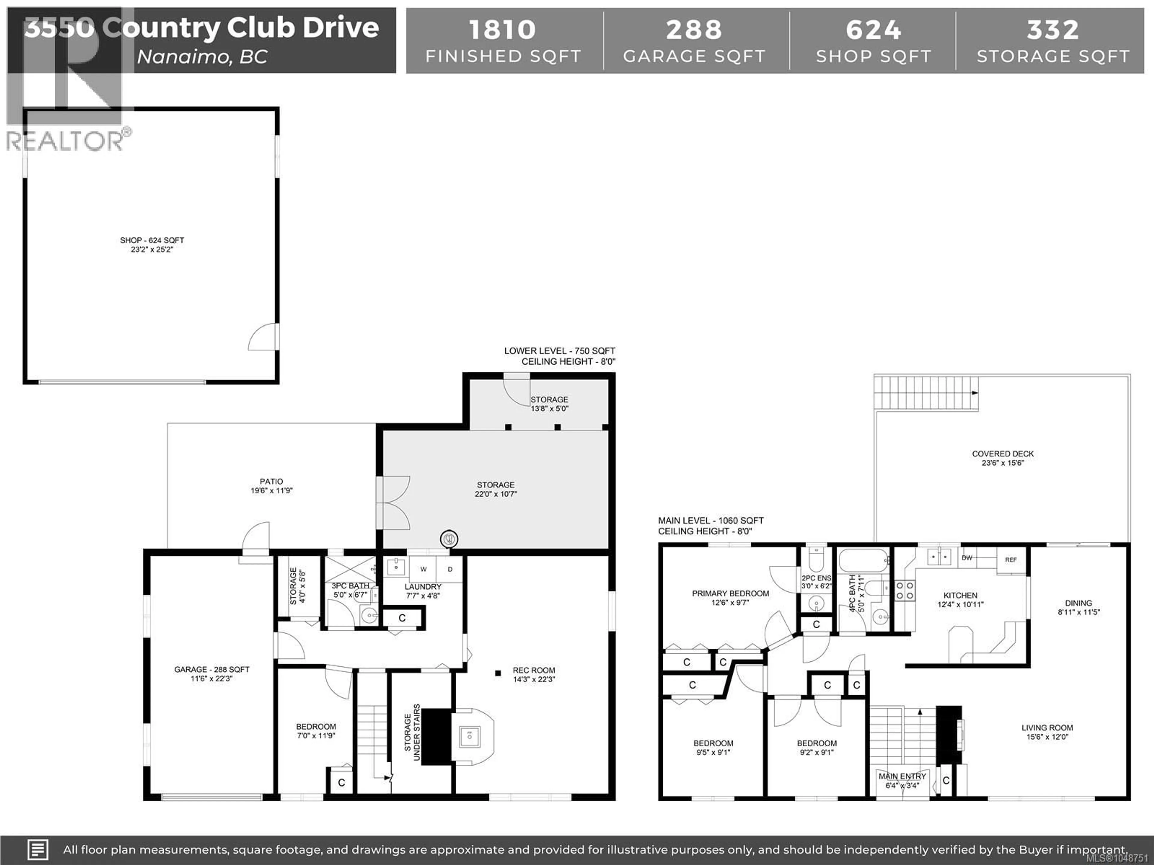 Floor plan for 3550 COUNTRY CLUB DRIVE, Nanaimo British Columbia V9T1T9