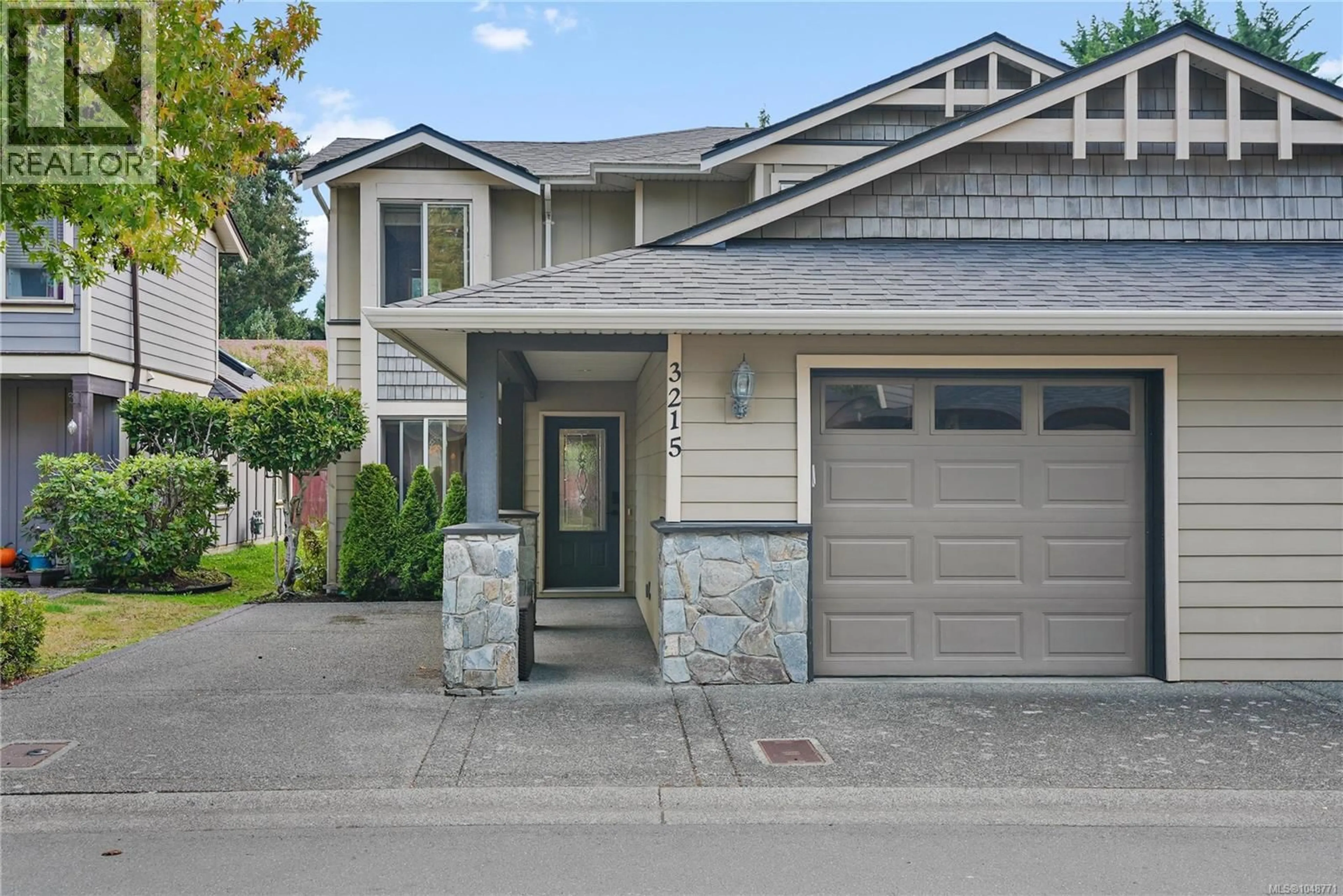 Home with vinyl exterior material, street for 3215 ERNHILL PLACE, Langford British Columbia V9C3N8