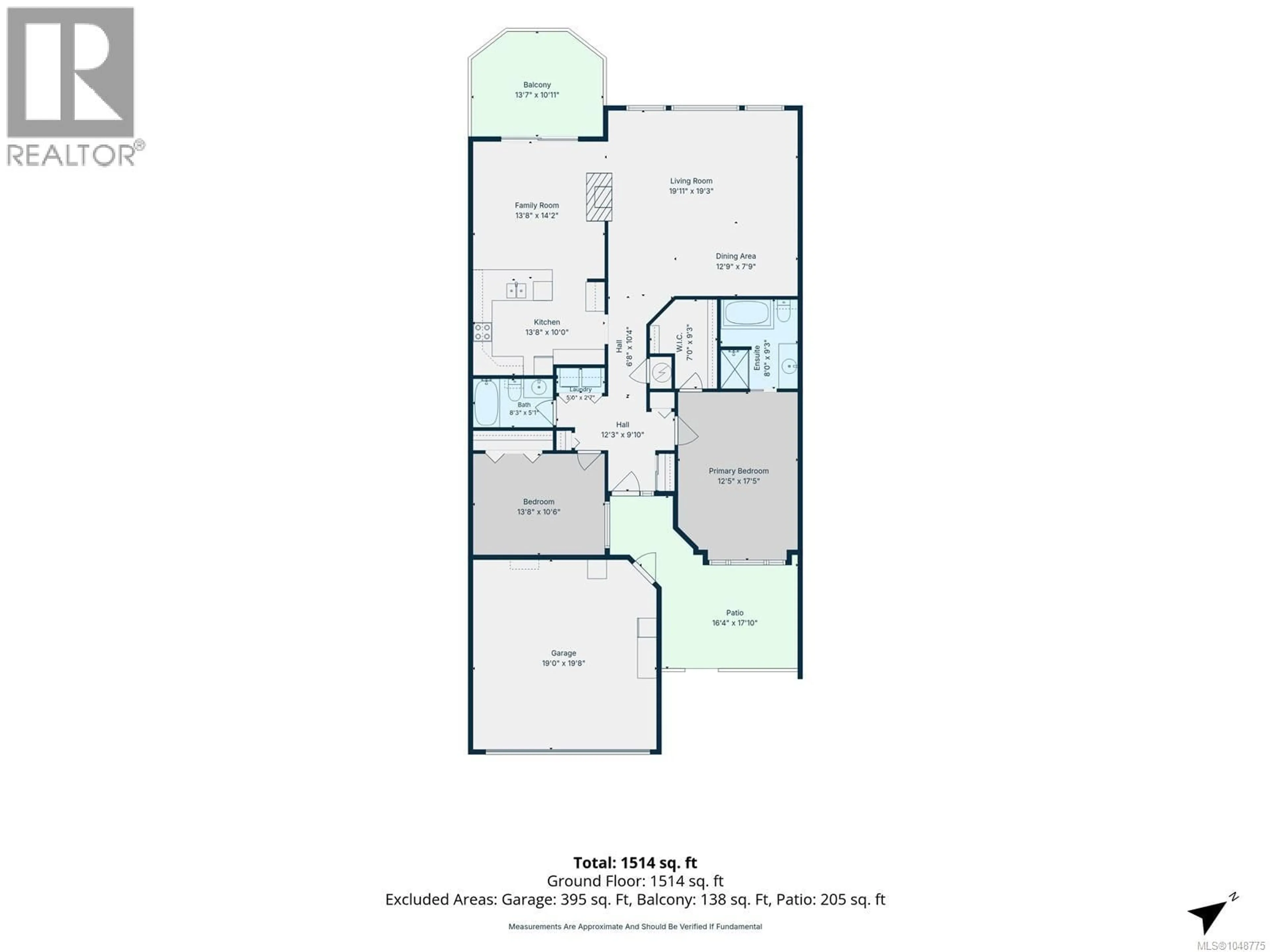 Floor plan for 13 - 4991 BELLA VISTA CRESCENT, Nanaimo British Columbia V9V1M9