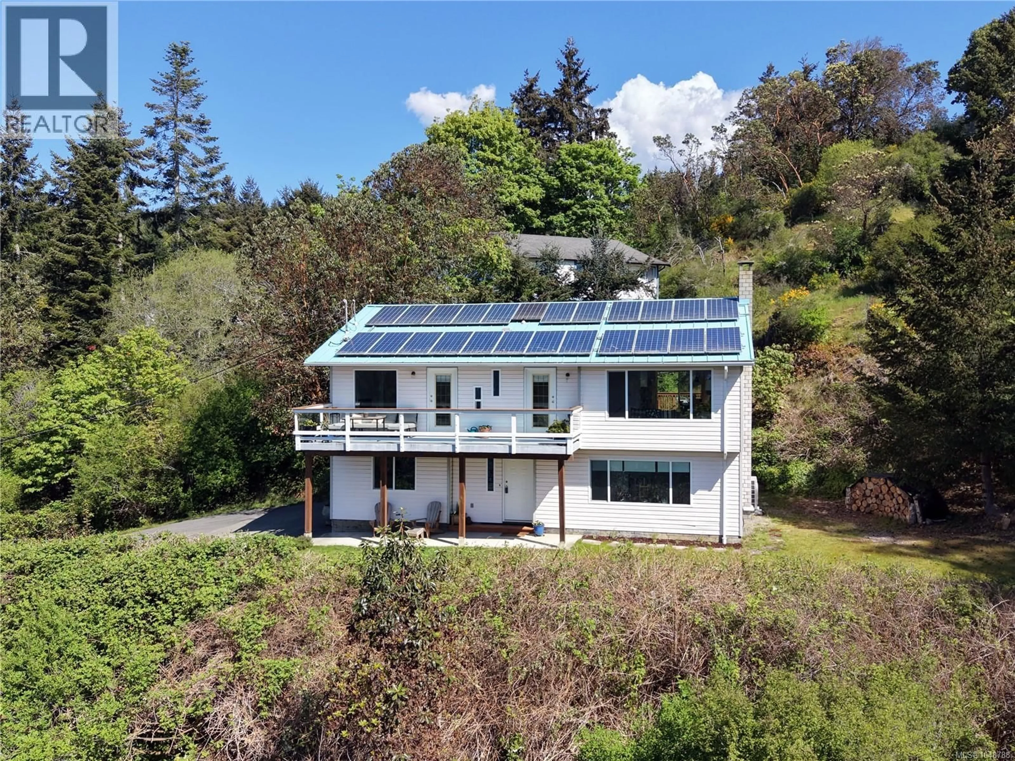 A pic from outside/outdoor area/front of a property/back of a property/a pic from drone, building for 2065 ARLEIGH PLACE, Sooke British Columbia V9Z0E6