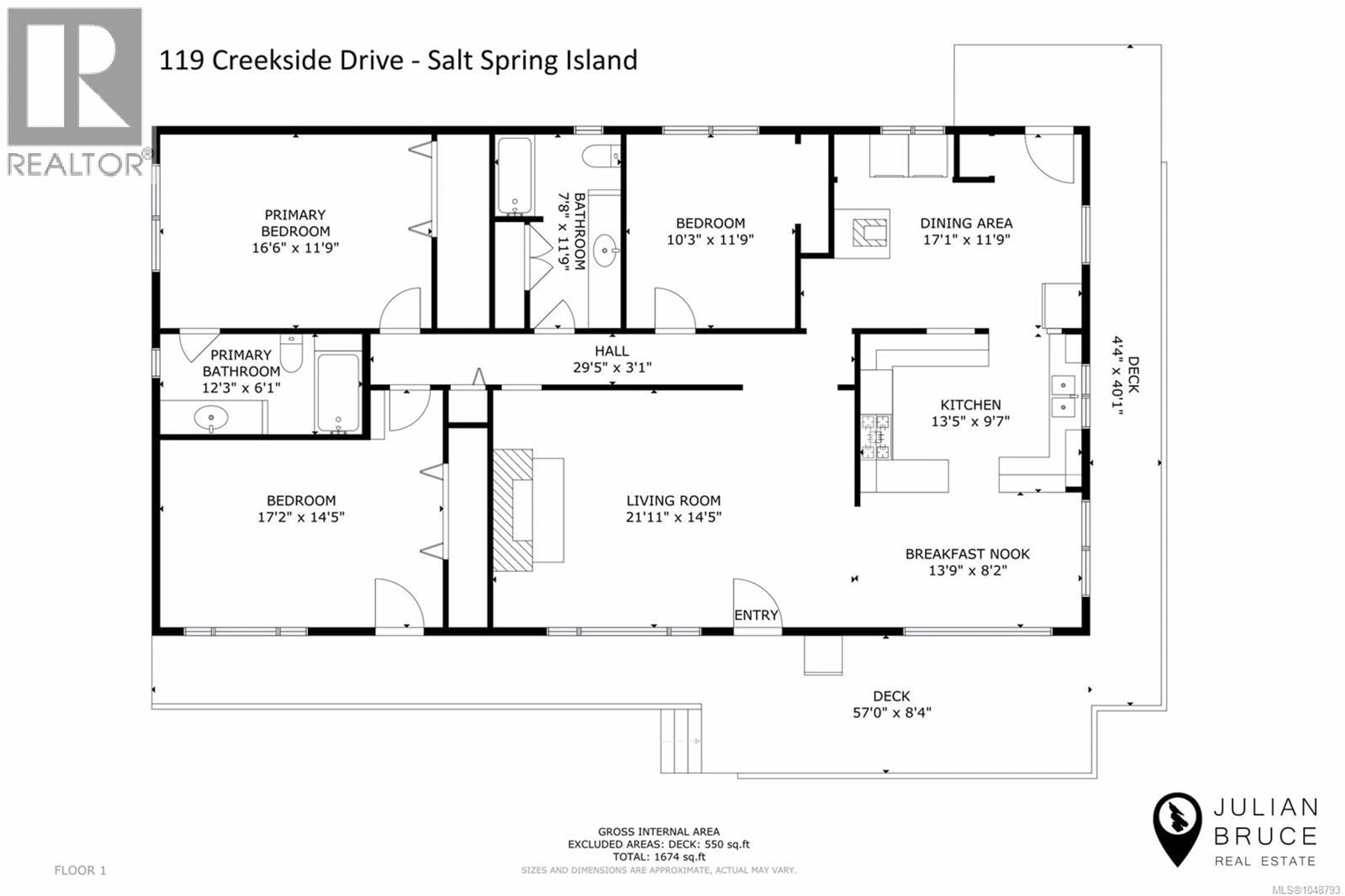 Floor plan for 119 CREEKSIDE DRIVE, Salt Spring British Columbia V8K2E4
