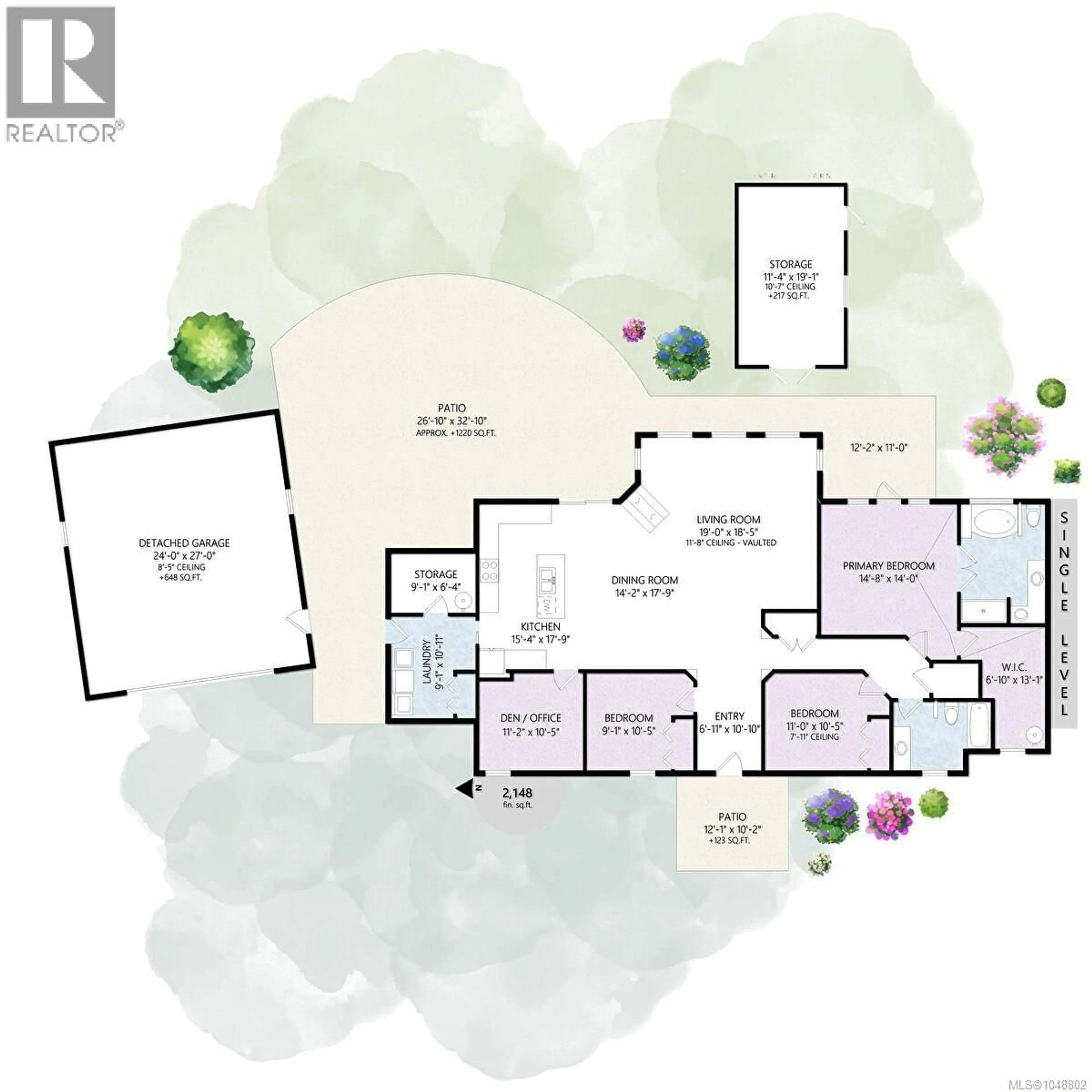 Floor plan for 1737 GALVIN PLACE, Qualicum Beach British Columbia V9K2V3
