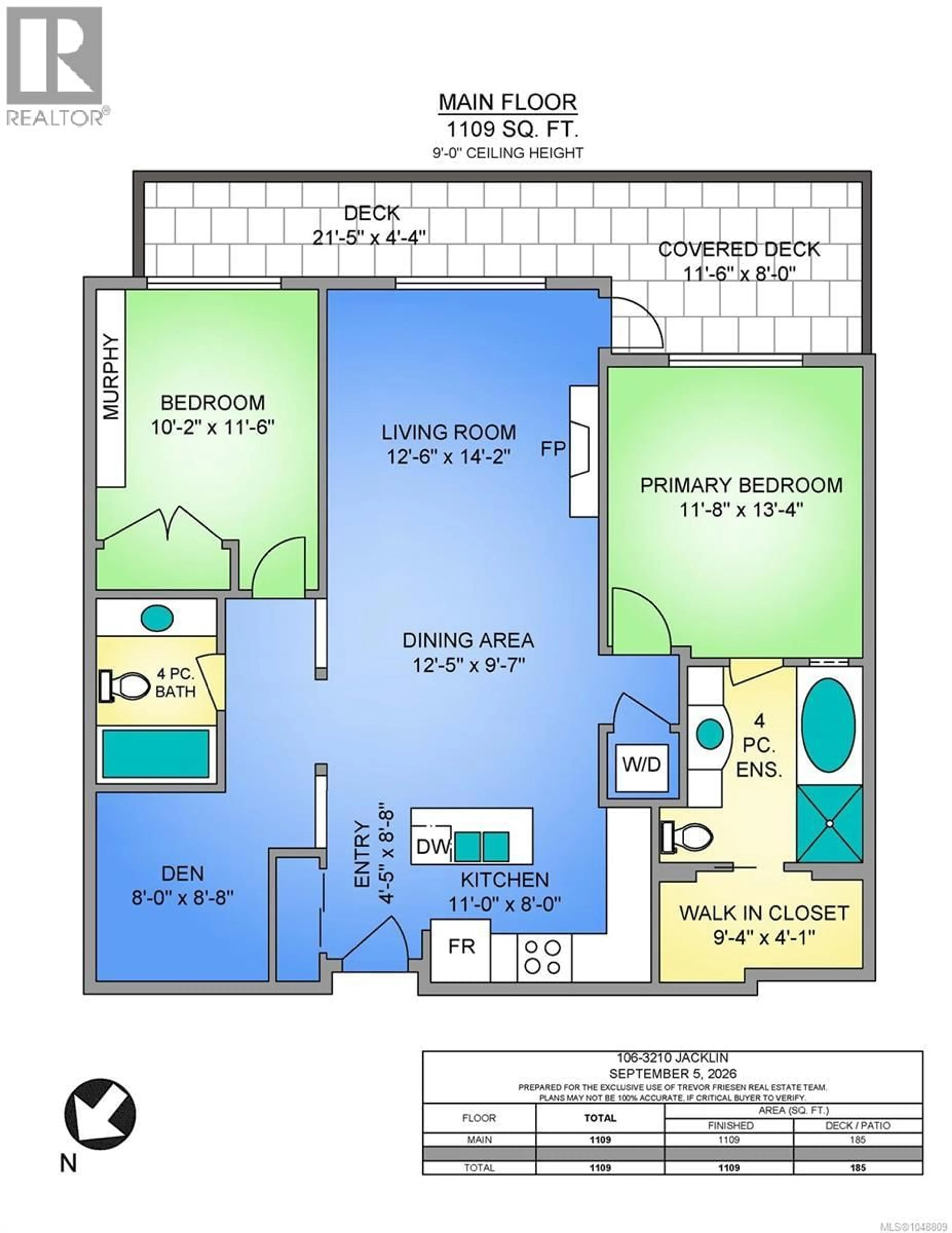Floor plan for 106 - 3210 JACKLIN ROAD, Langford British Columbia V9B0J5