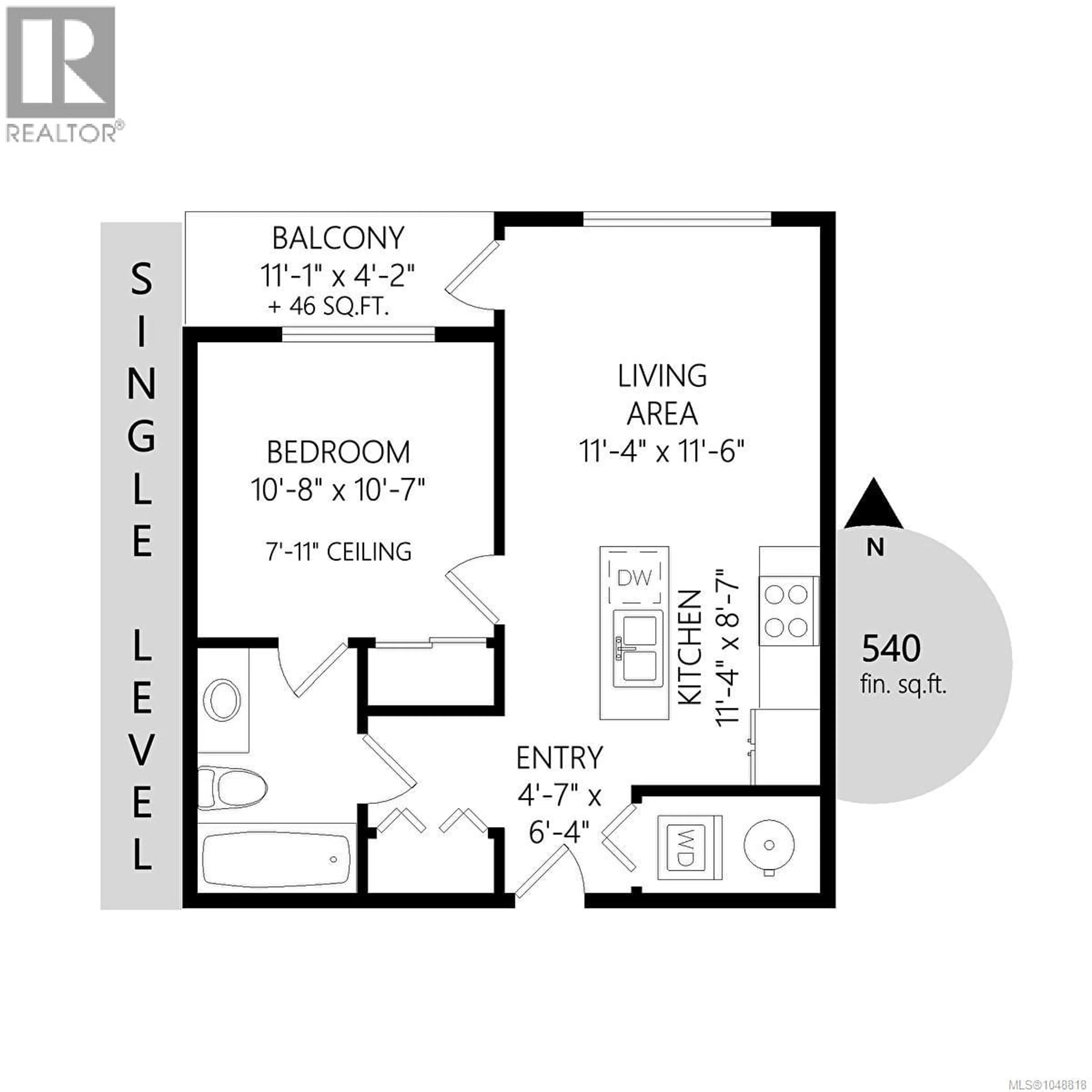 Floor plan for 302 - 1020 INVERNESS ROAD, Saanich British Columbia V8X0B1