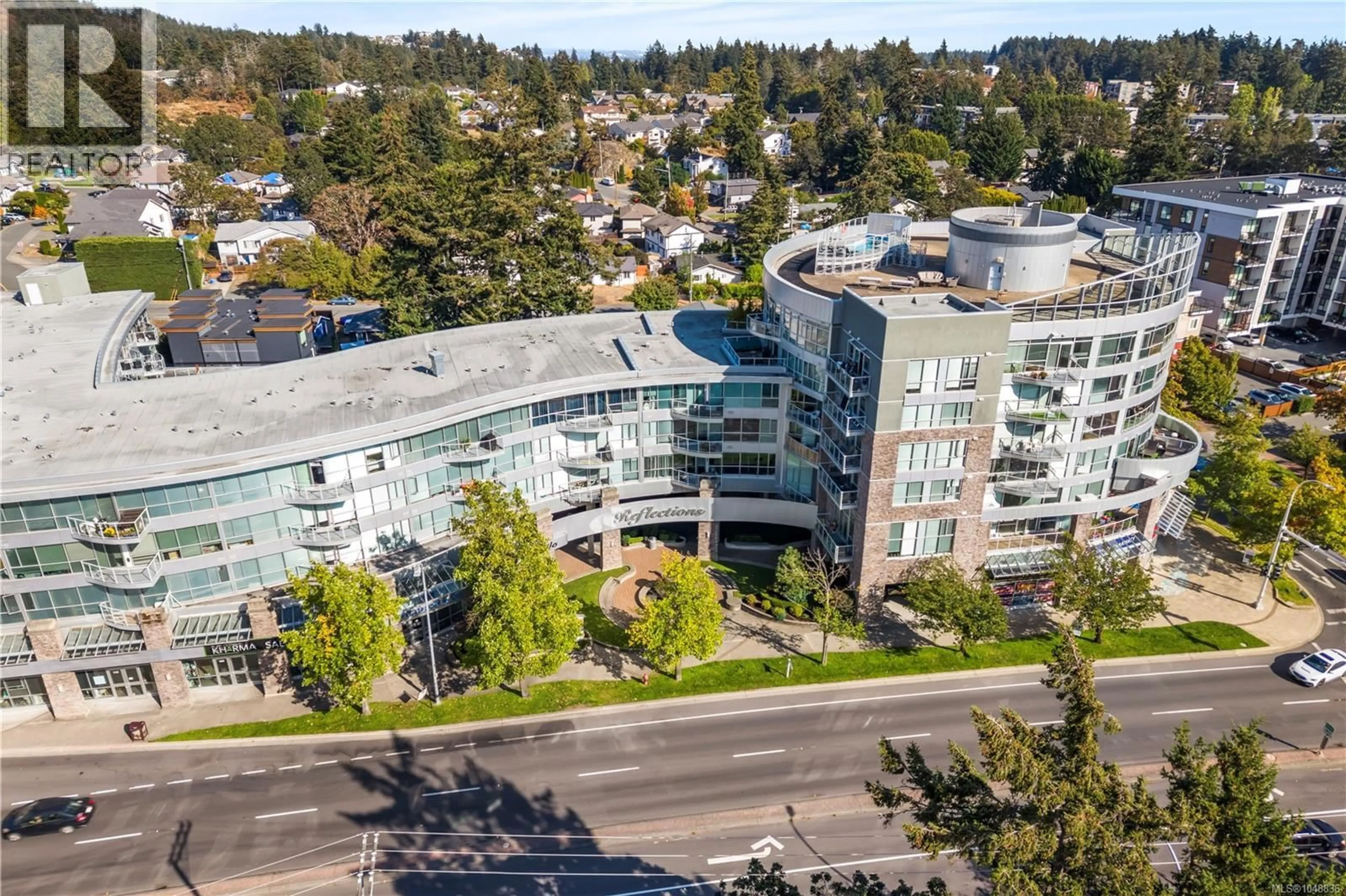 A pic from outside/outdoor area/front of a property/back of a property/a pic from drone, city buildings view from balcony for 315 - 2745 VETERANS MEMORIAL PARKWAY, Langford British Columbia V9B0H4