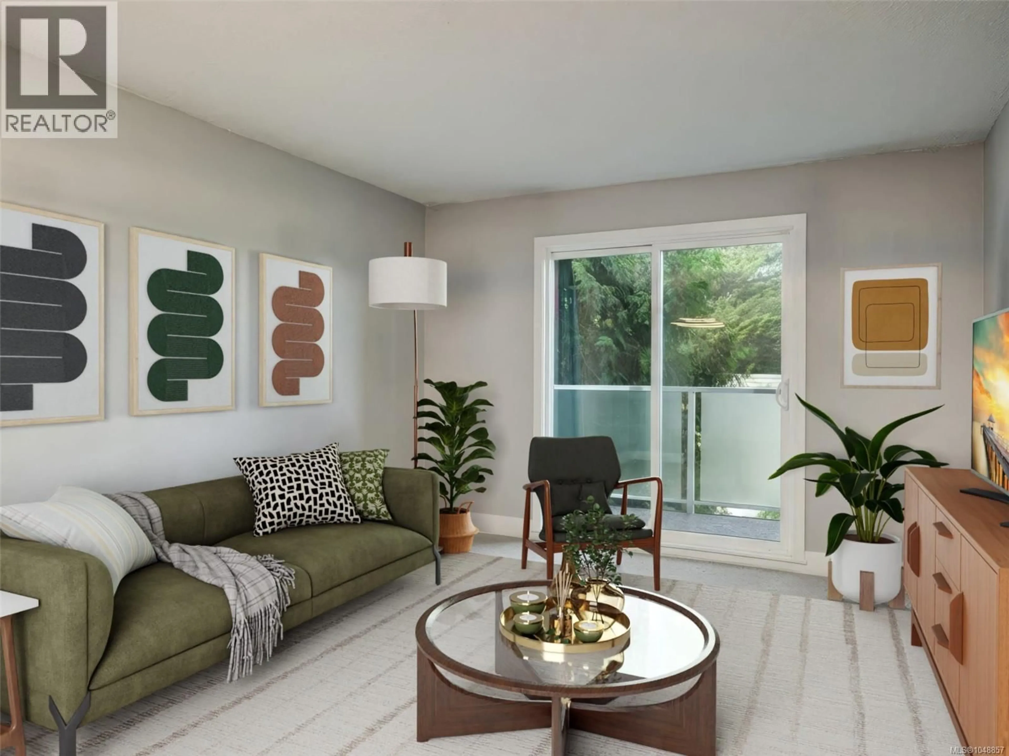 Living room with furniture, unknown for 301 - 3252 GLASGOW AVENUE, Saanich British Columbia V8X1M2