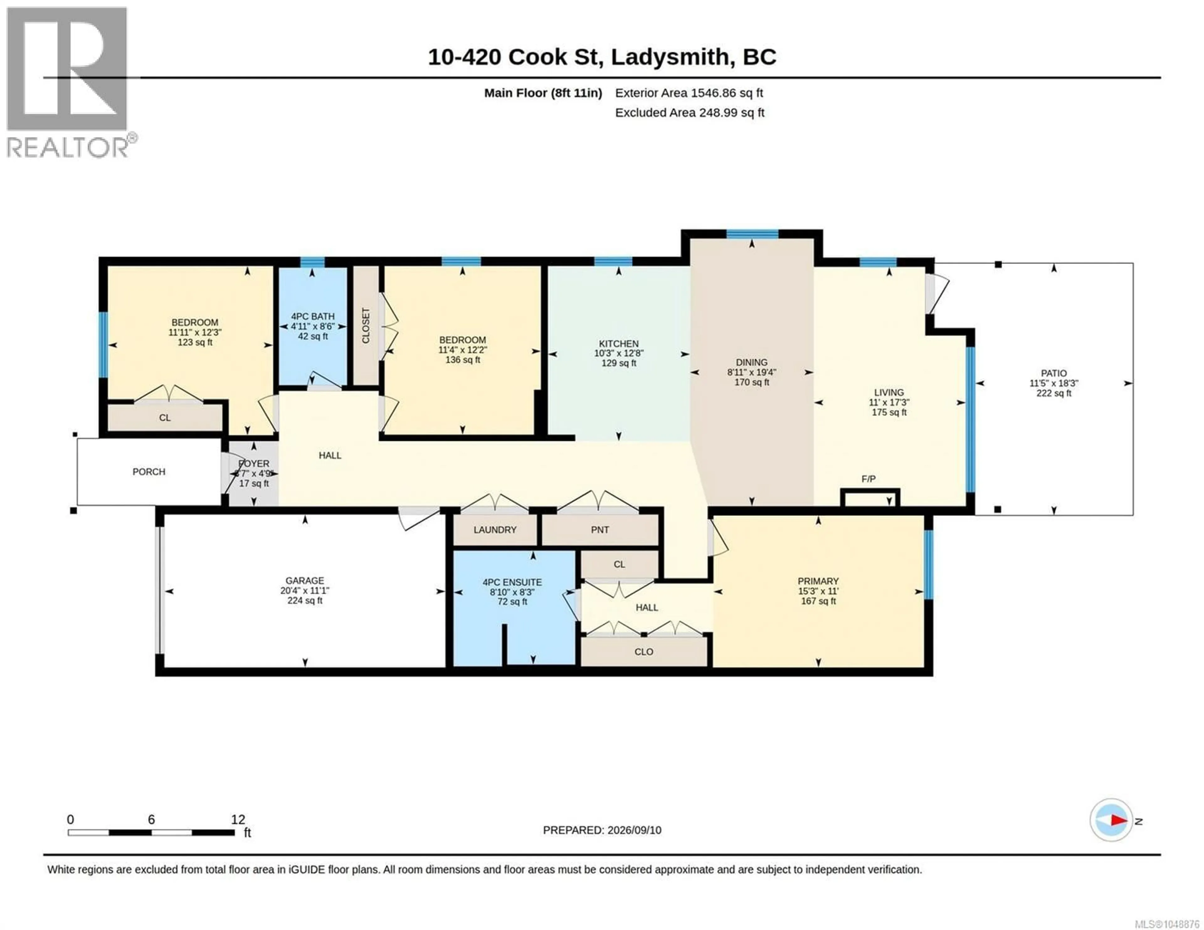 Floor plan for 10 - 420 COOK STREET, Ladysmith British Columbia V9G1A8
