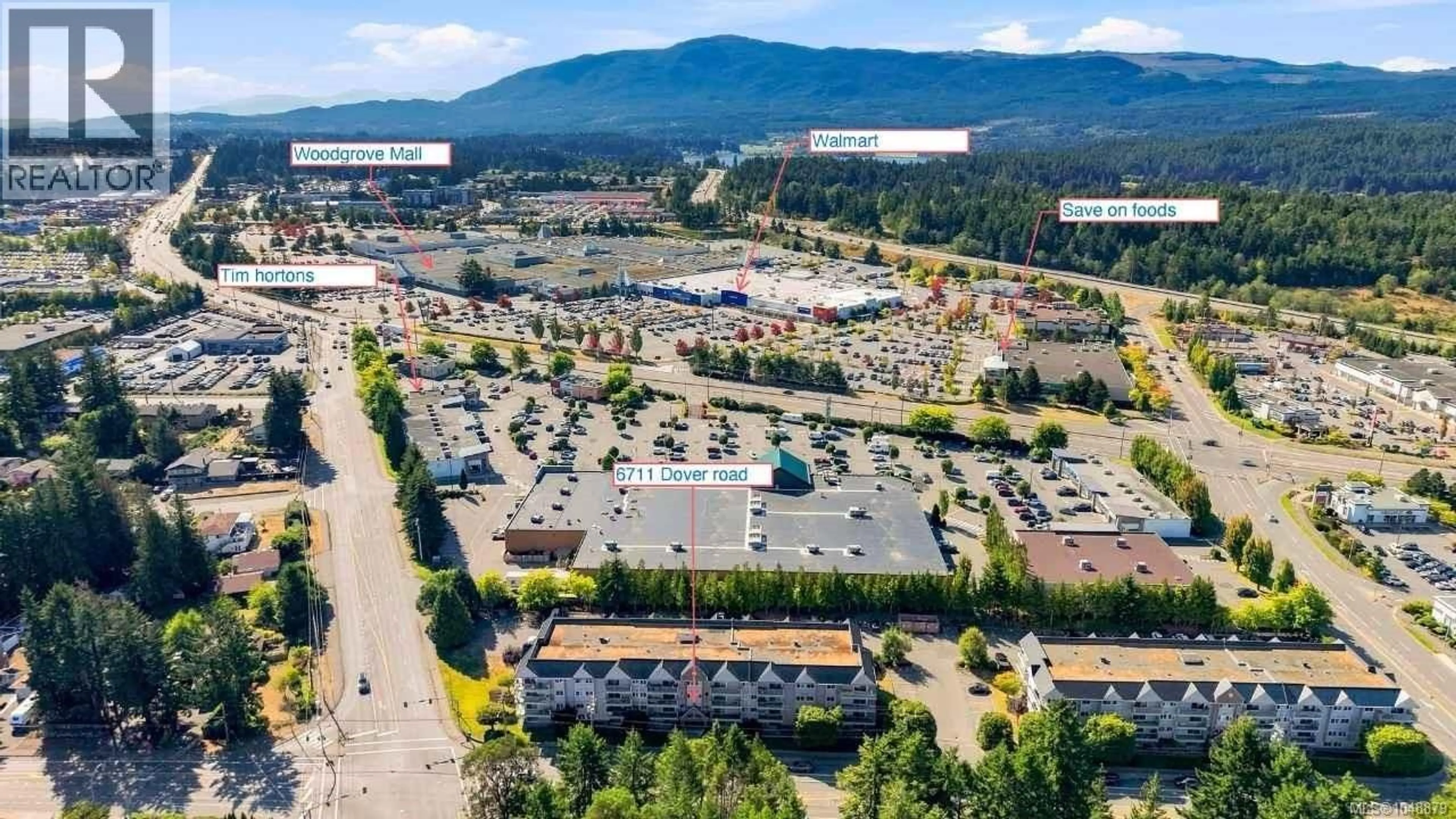 A pic from outside/outdoor area/front of a property/back of a property/a pic from drone, mountain view for 422 - 6711 DOVER ROAD, Nanaimo British Columbia V9V1L9