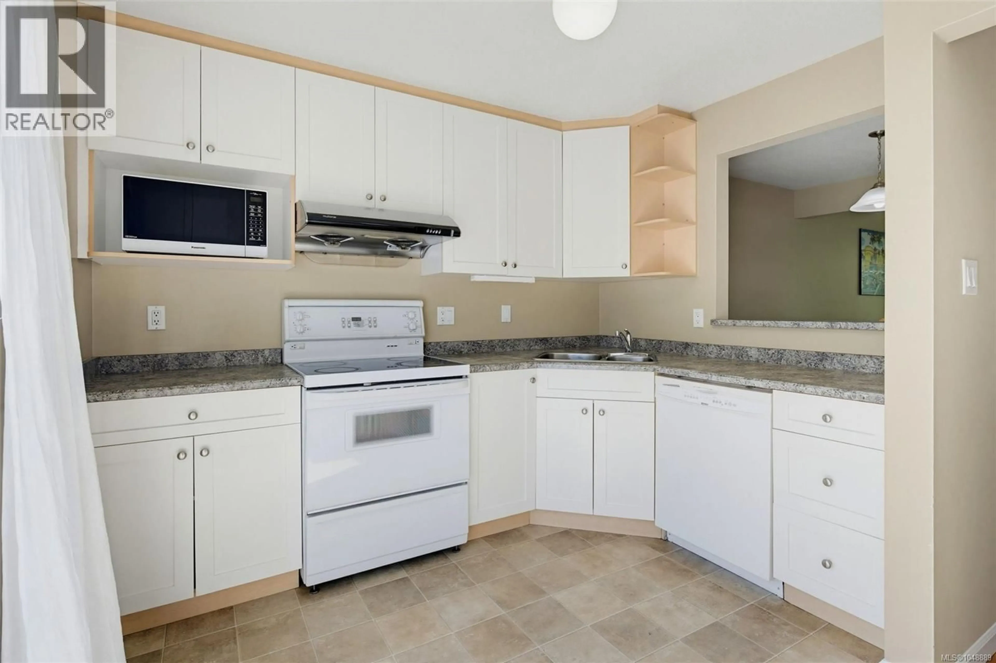 Standard kitchen, ceramic/tile floor for 59 - 3987 GORDON HEAD ROAD, Saanich British Columbia V8N3X5