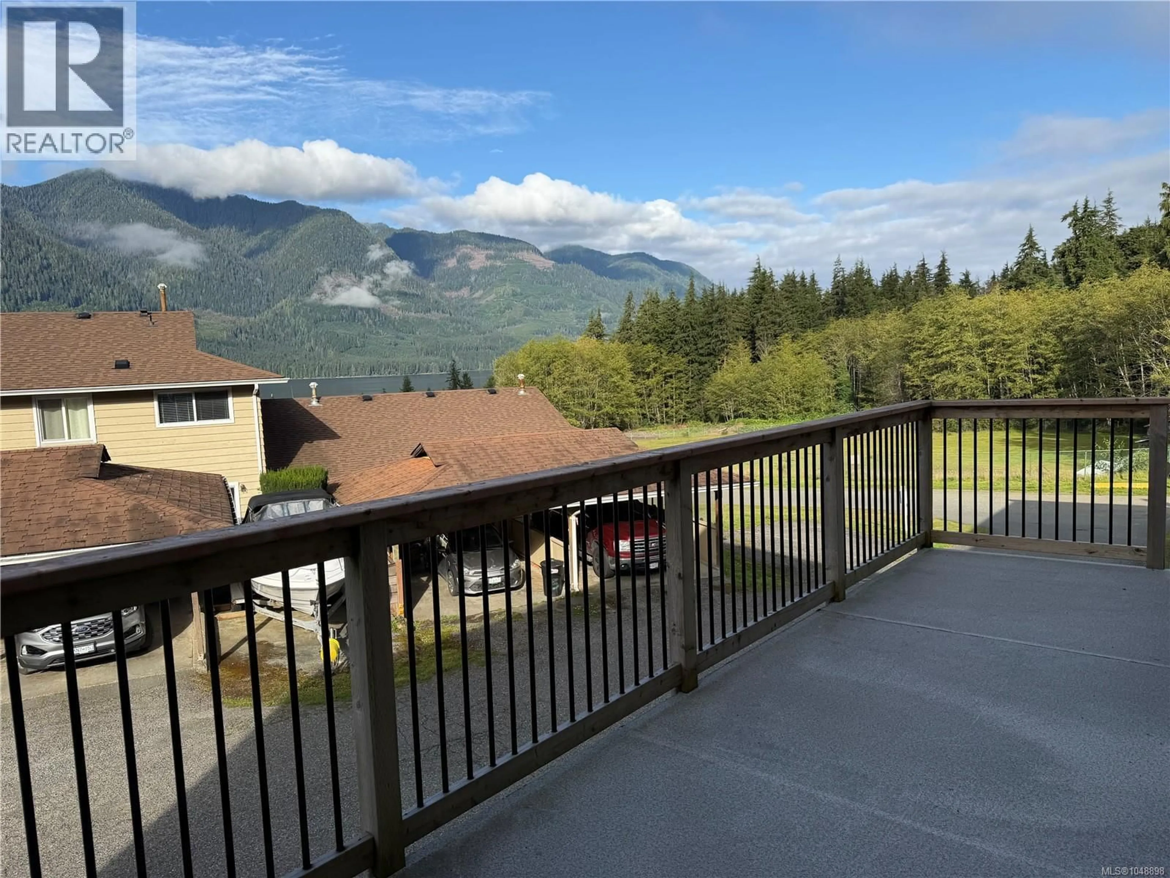 Balcony in the apartment, mountain view for 69 MCKAY CRESCENT, Port Alice British Columbia V0N2N0