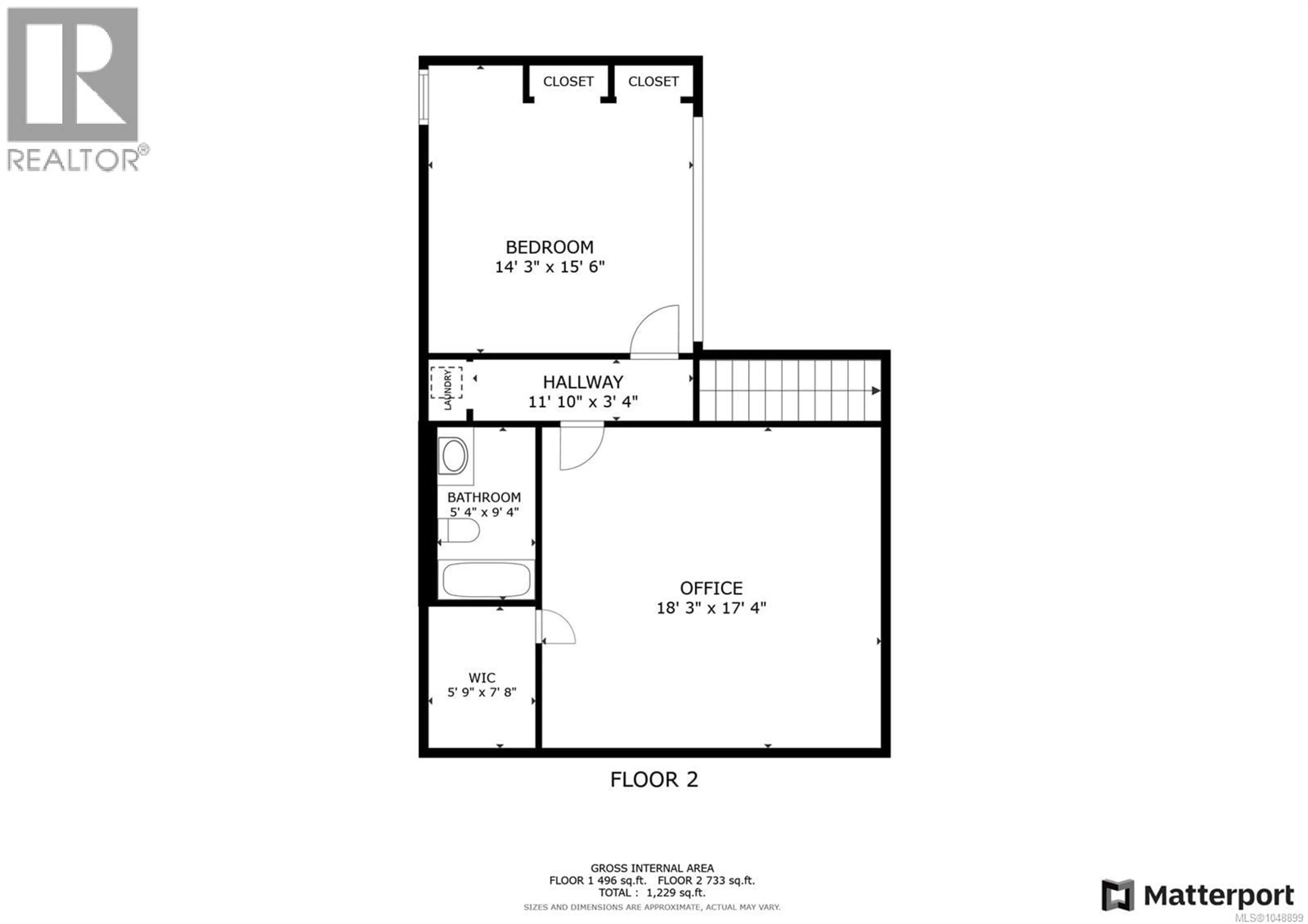 Floor plan for 499D - 4678 ELK LAKE DRIVE, Saanich British Columbia V8Z5M1
