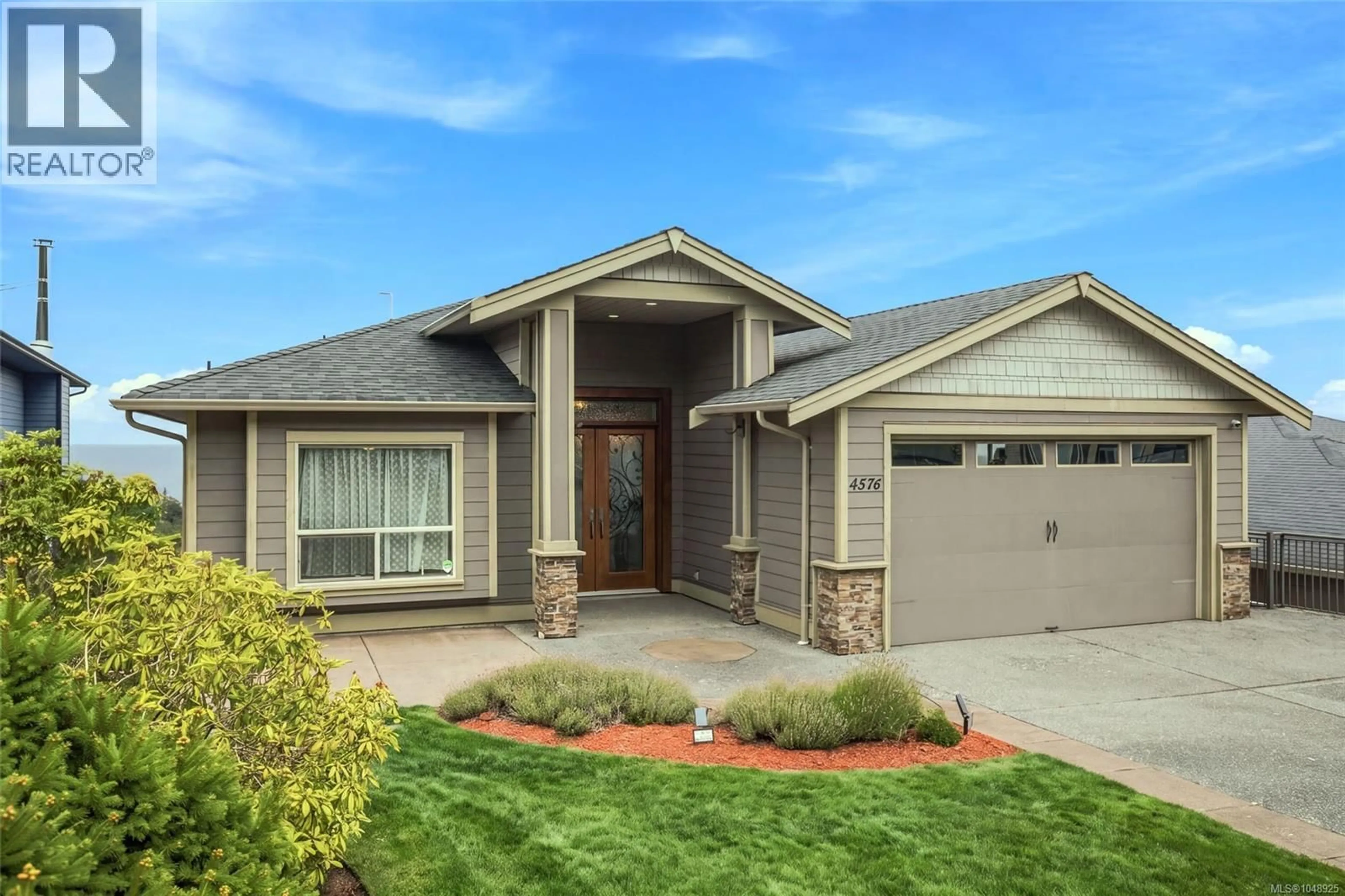 Home with vinyl exterior material, street for 4576 LAGUNA WAY, Nanaimo British Columbia V9T0A8