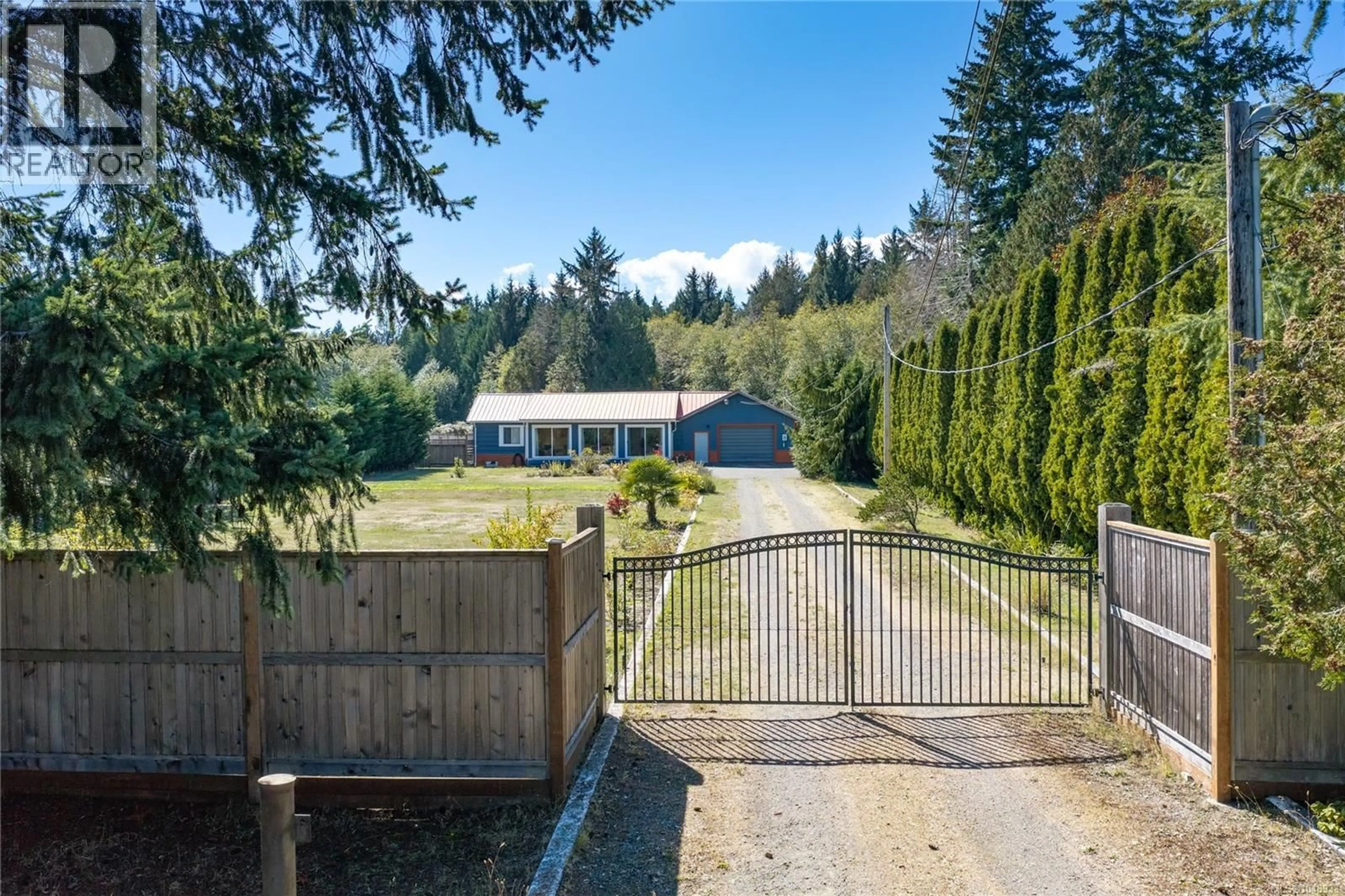 A pic from outside/outdoor area/front of a property/back of a property/a pic from drone, unknown for 5212 GAINSBERG ROAD, Bowser British Columbia V0R1G0