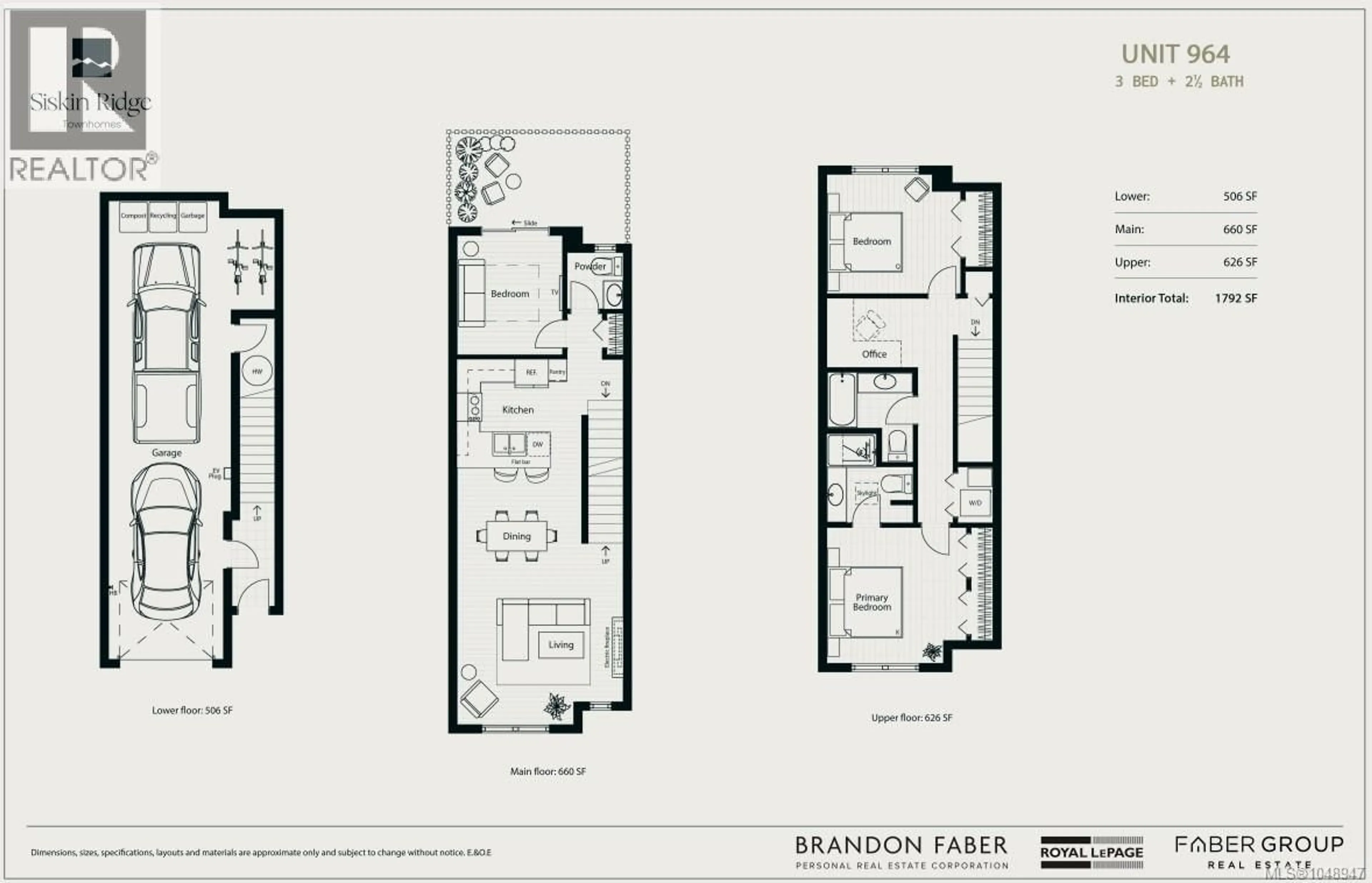 Floor plan for 964 SISKIN RIDGE, Langford British Columbia V9C2X9