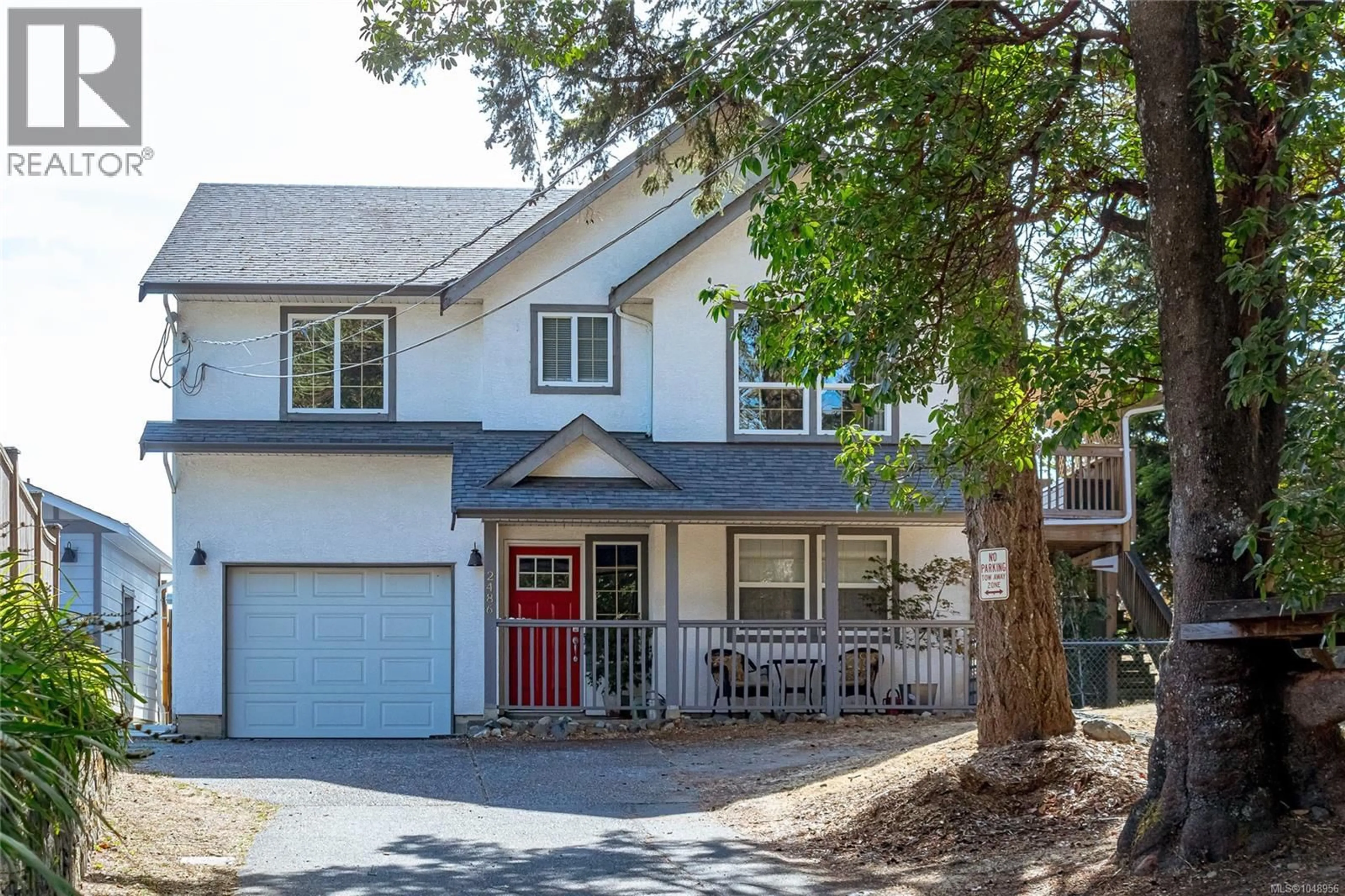 Home with vinyl exterior material, street for 2486 SKEDANS ROAD, Langford British Columbia V9B5H6