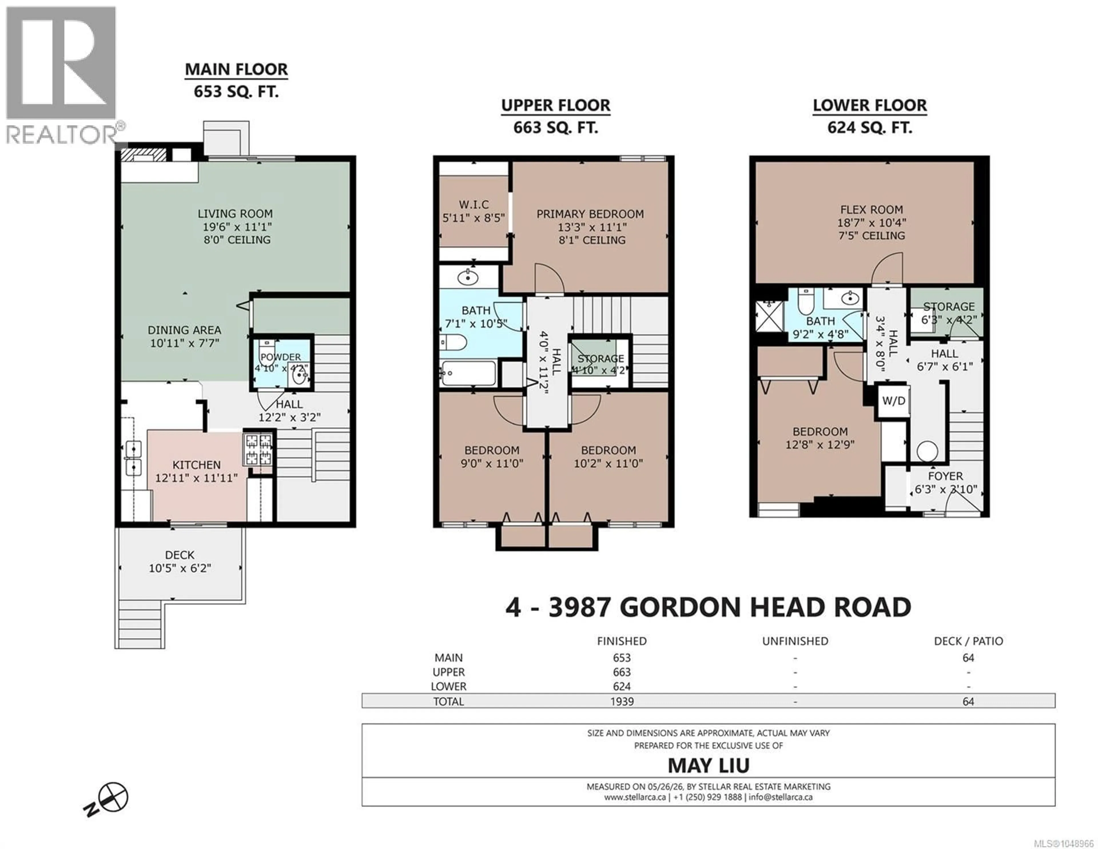 Floor plan for 4 - 3987 GORDON HEAD ROAD, Saanich British Columbia V8N3X5