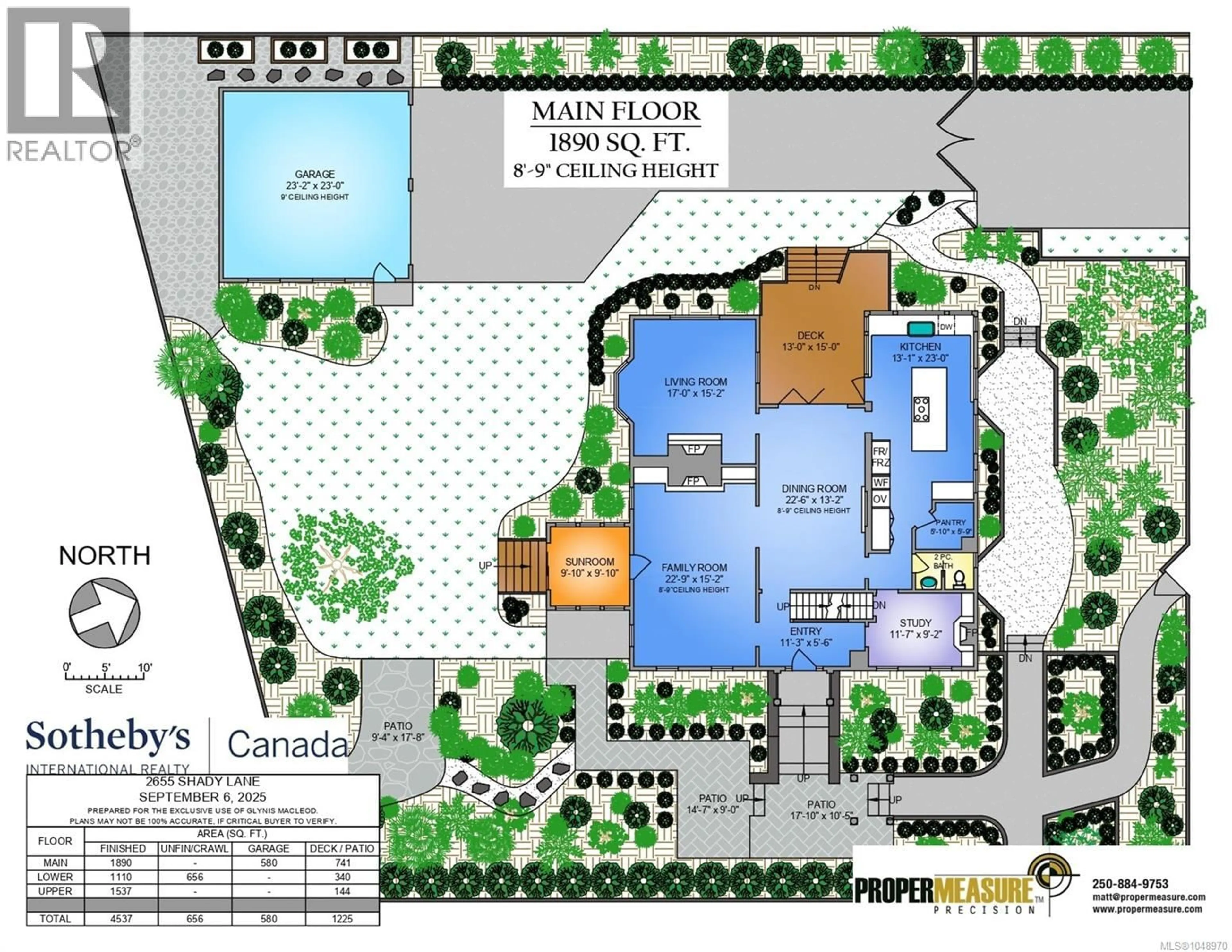 Floor plan for 2655 SHADY LANE, Oak Bay British Columbia V8R6T6