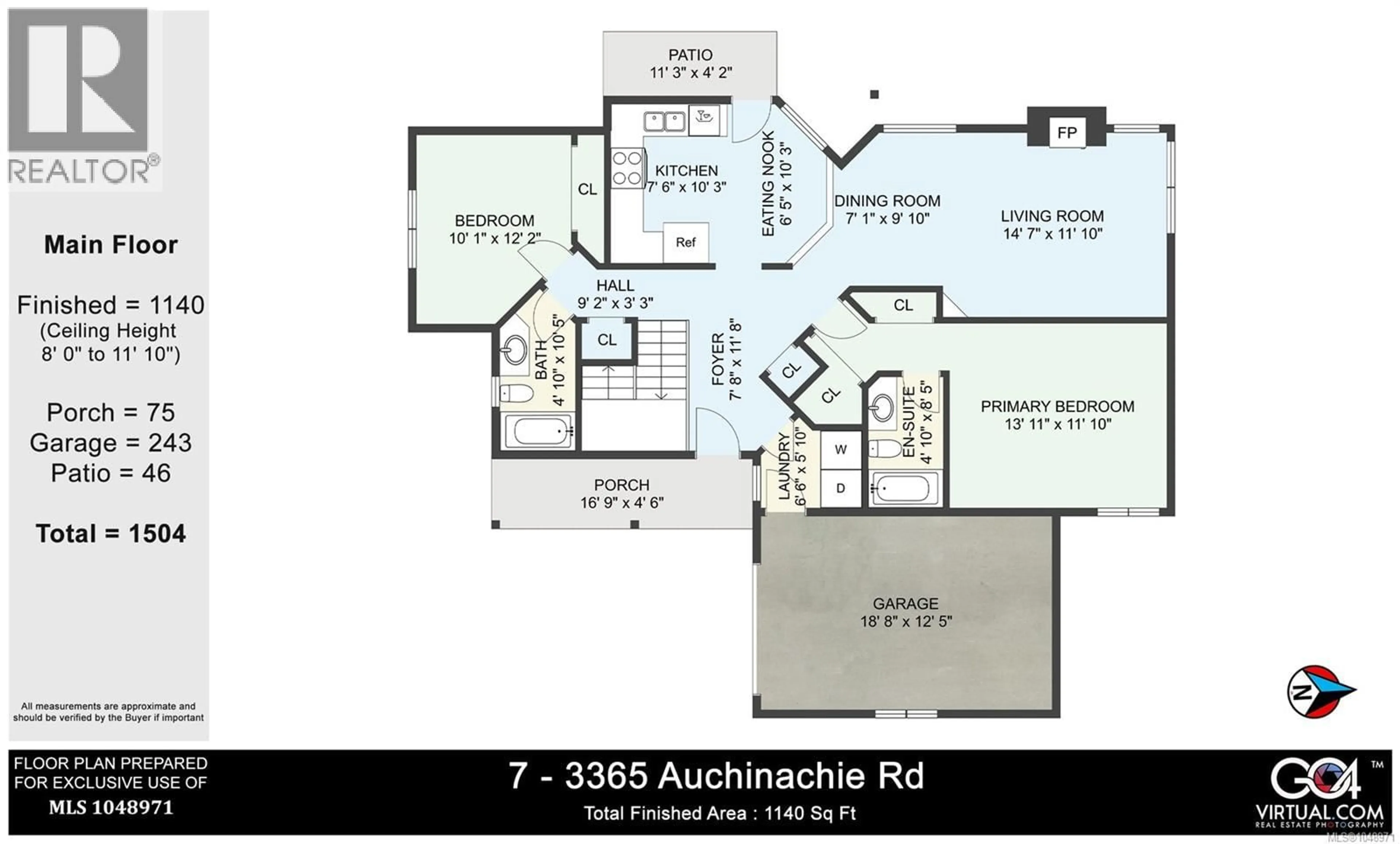 Floor plan for 7 - 3365 AUCHINACHIE ROAD, Duncan British Columbia V9L4A2