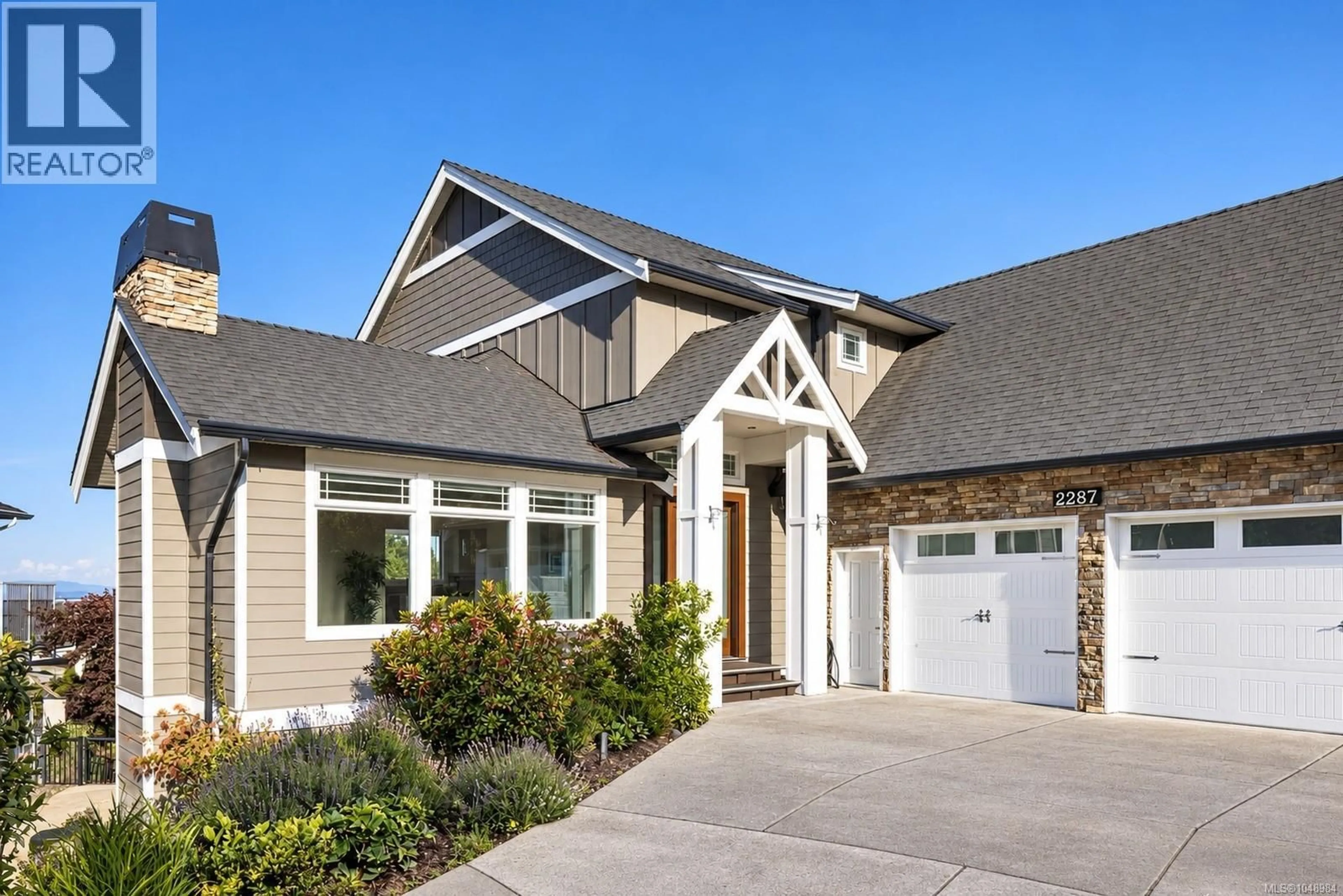 Home with vinyl exterior material, street for 2287 NICKLAUS DRIVE, Langford British Columbia V9B0L2