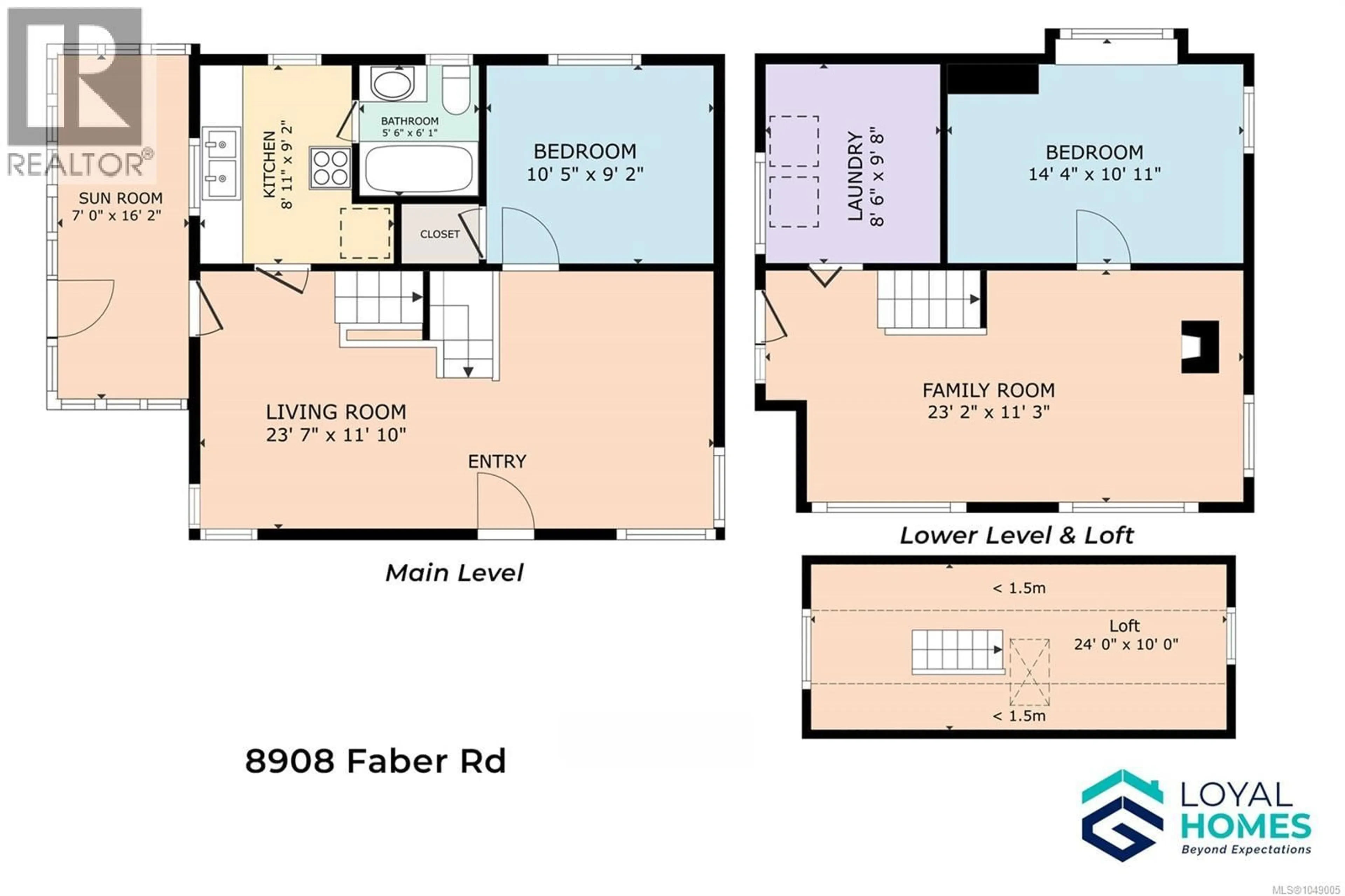 Floor plan for 8908 FABER ROAD, Port Alberni British Columbia V9Y9B9