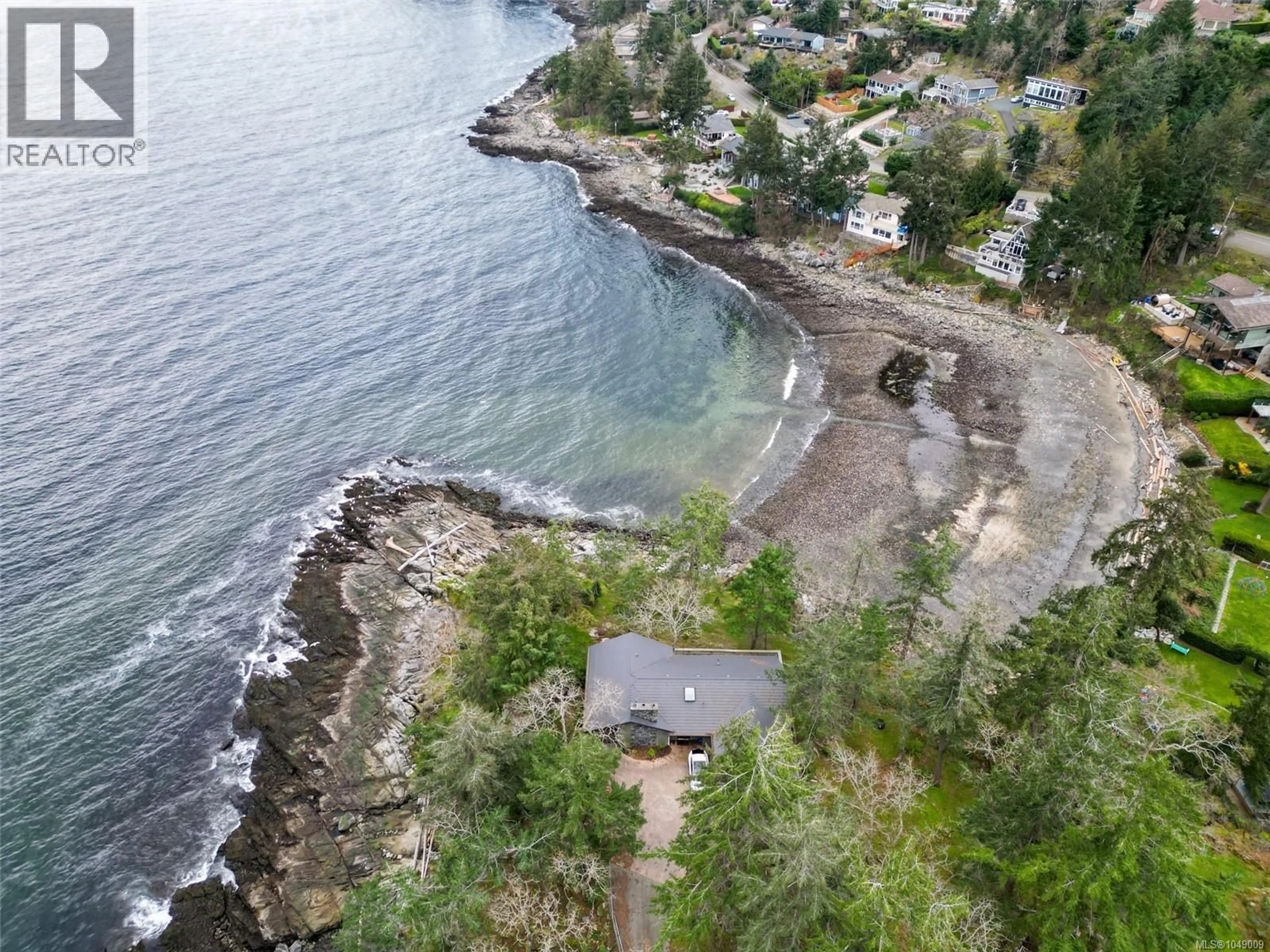 A pic from outside/outdoor area/front of a property/back of a property/a pic from drone, water/lake/river/ocean view for 3610 OUTRIGGER ROAD, Nanoose Bay British Columbia V9P9H3