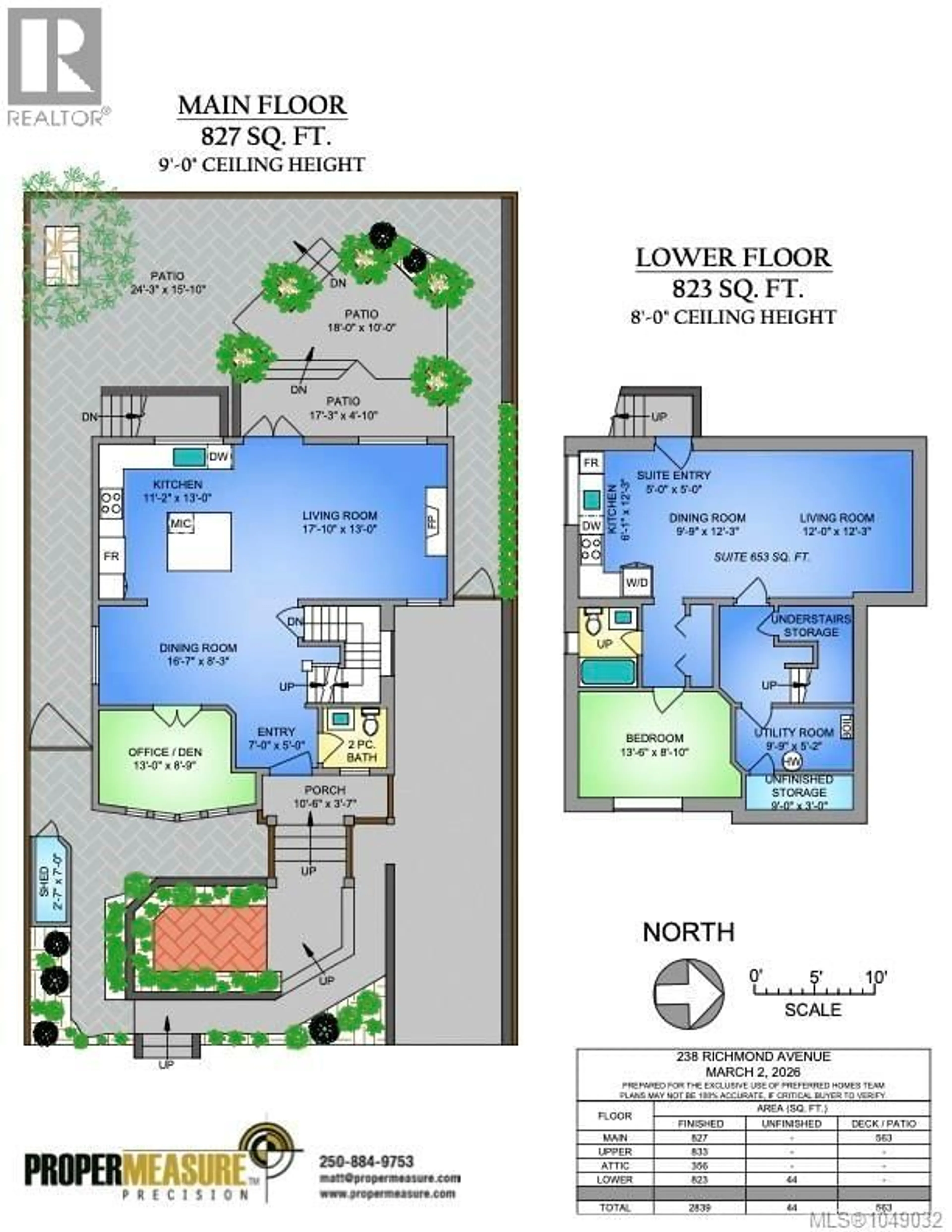 Floor plan for 238 RICHMOND AVENUE, Victoria British Columbia V8S3X8