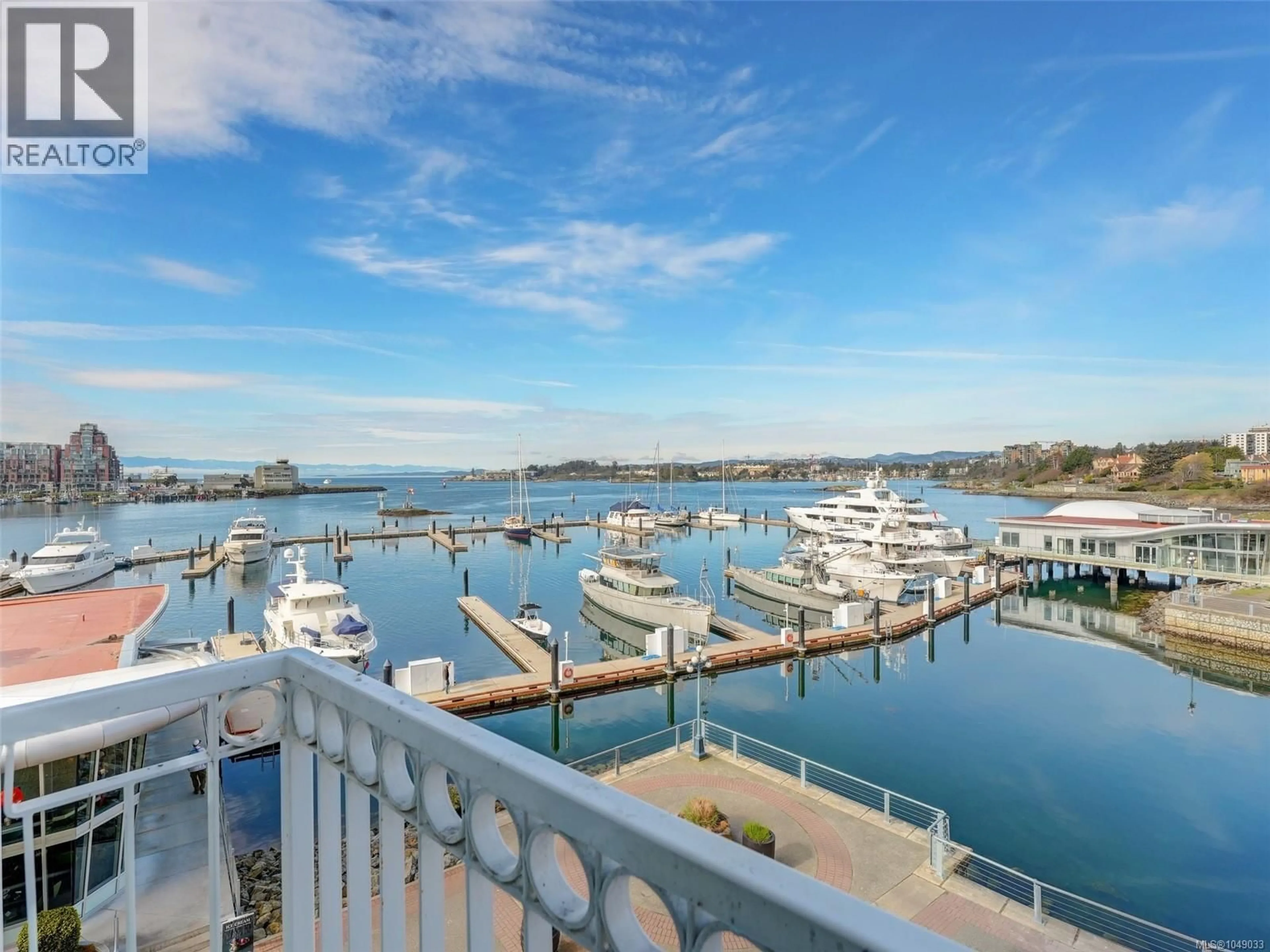 Patio, water/lake/river/ocean view for 313 - 10 PAUL KANE PLACE, Victoria British Columbia V9A7J8