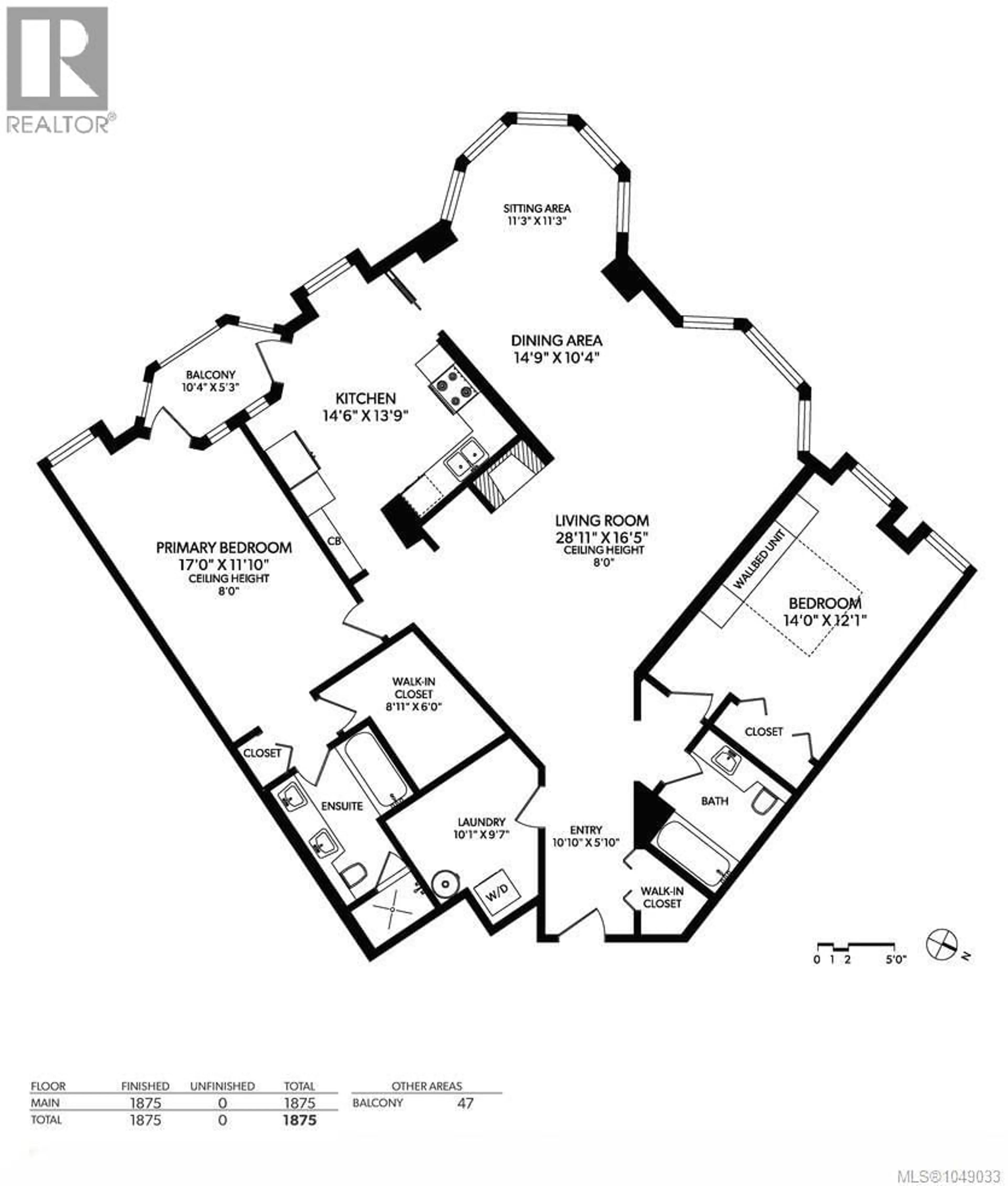 Floor plan for 313 - 10 PAUL KANE PLACE, Victoria British Columbia V9A7J8