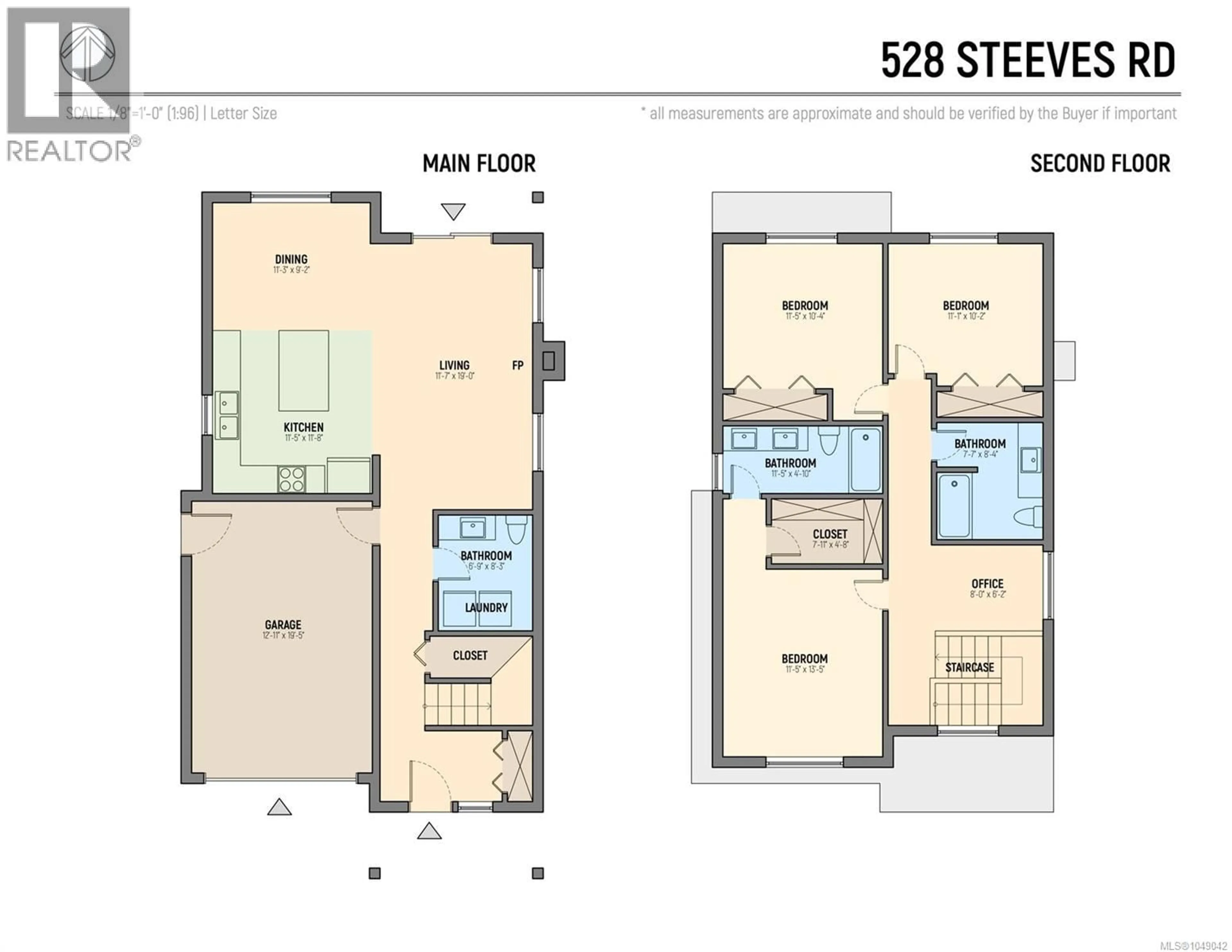 Floor plan for 528 STEEVES ROAD, Nanaimo British Columbia V9R0H8