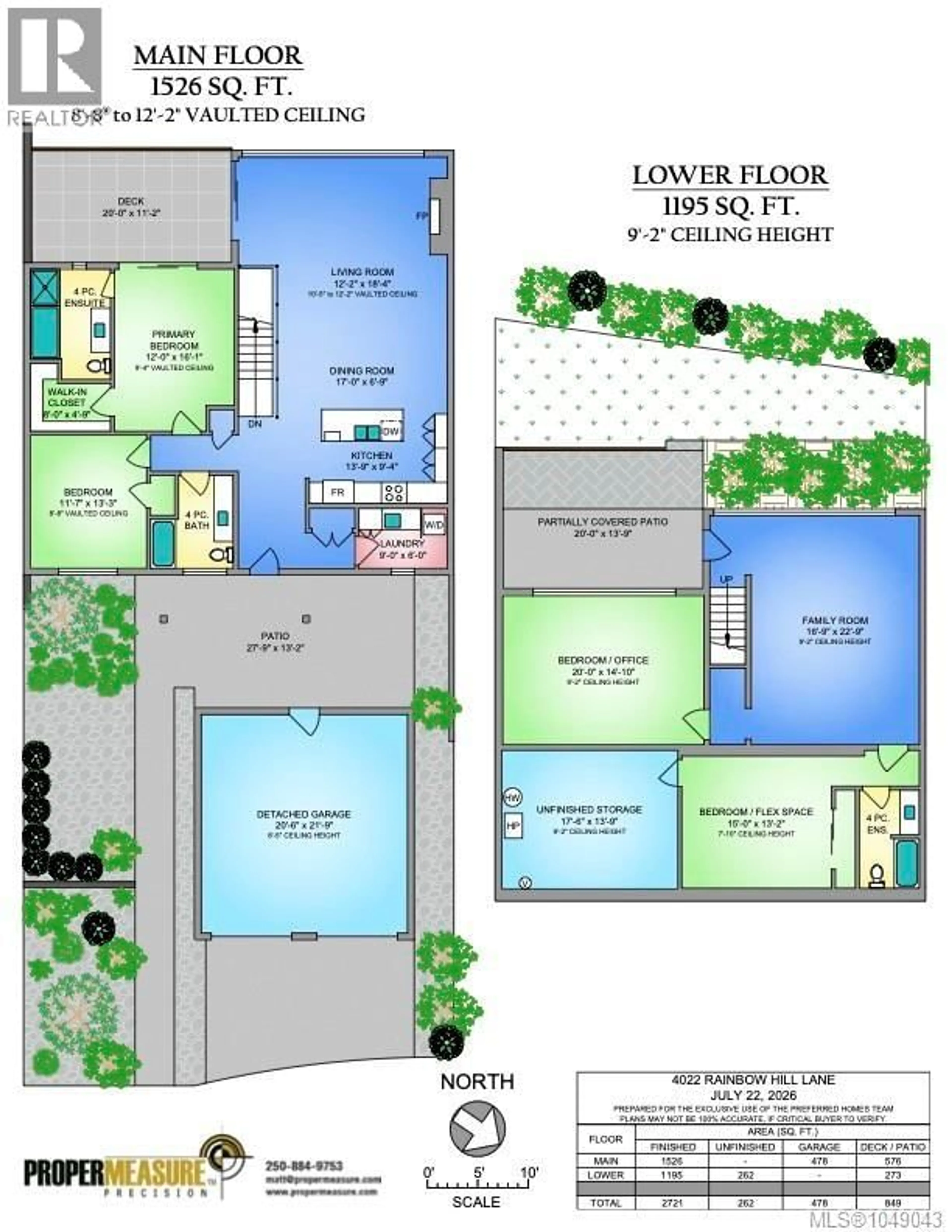 Floor plan for 4022 RAINBOW HILL LANE, Saanich British Columbia V8X0A6