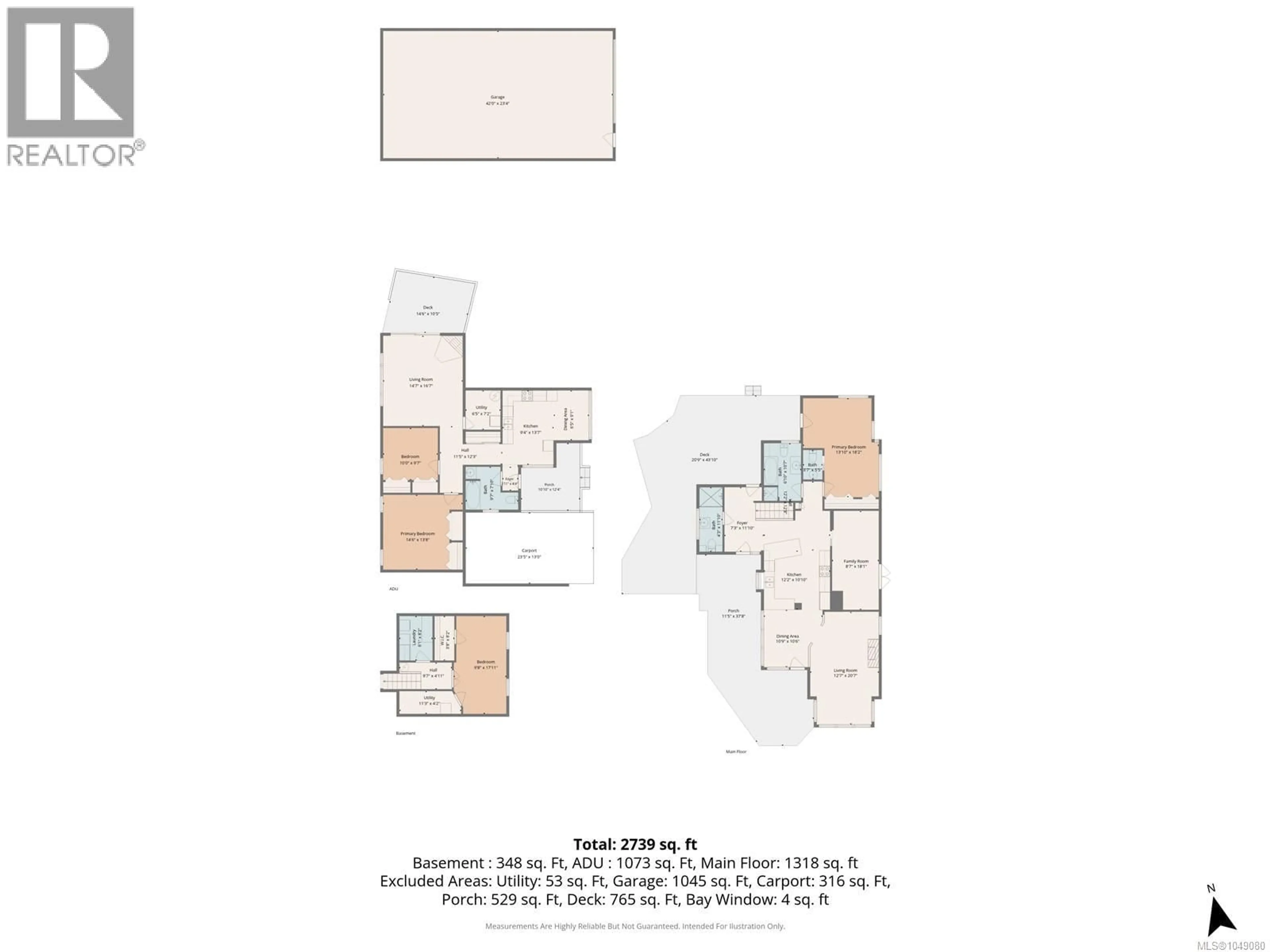 Floor plan for 611 PIONEER CRESCENT, Parksville British Columbia V9P1T5