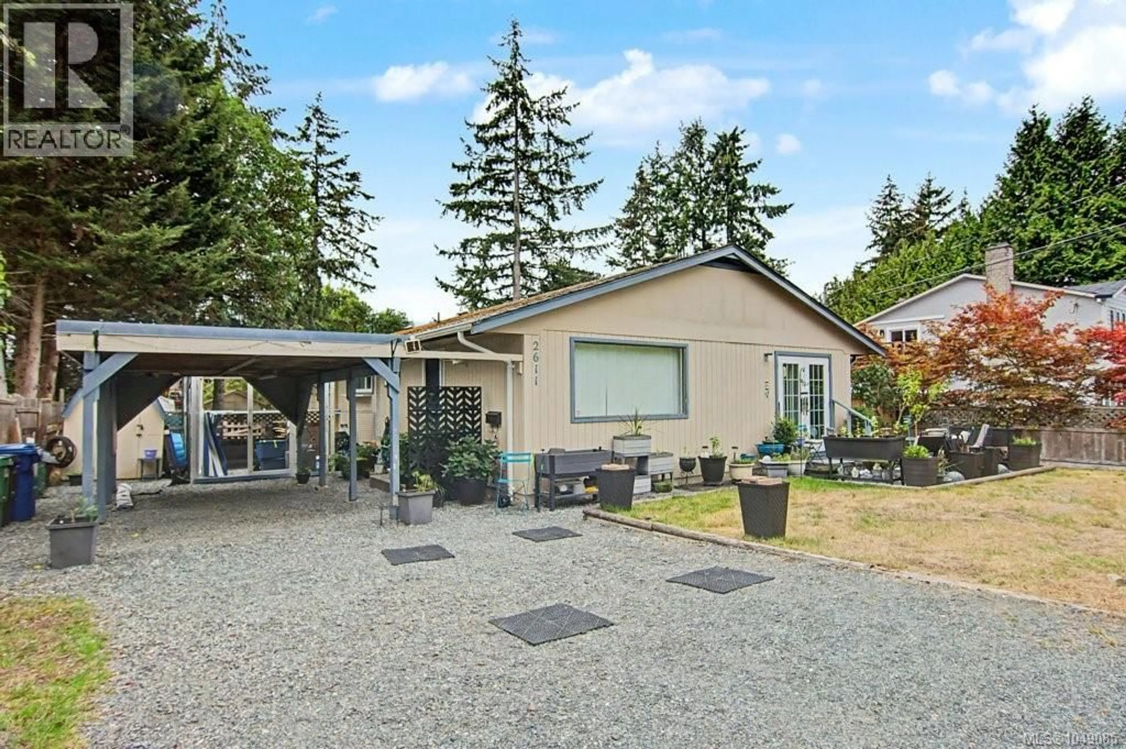 Home with vinyl exterior material, street for 2613 WILLOW GROUSE CRESCENT, Nanaimo British Columbia V9T3T5