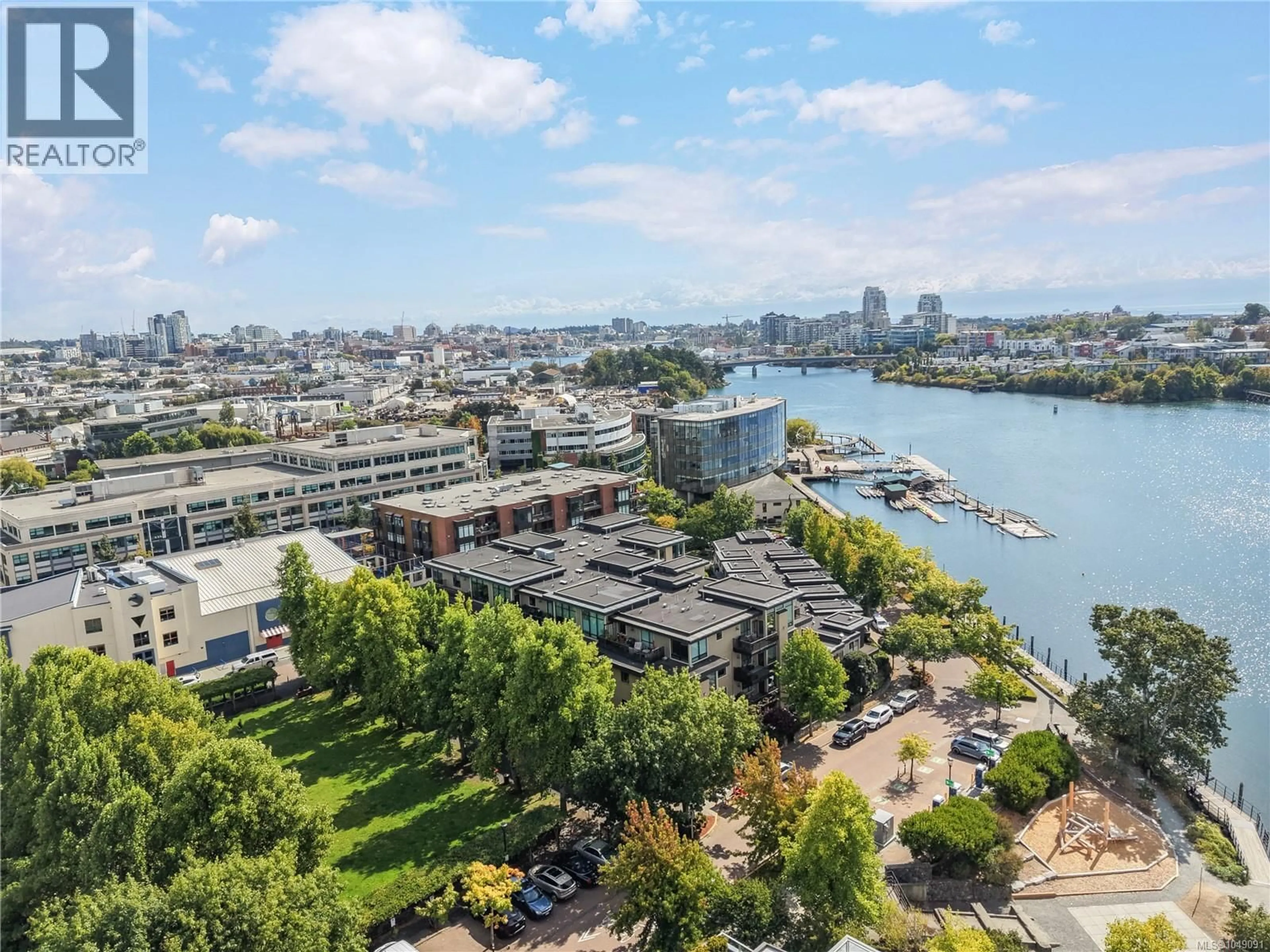 A pic from outside/outdoor area/front of a property/back of a property/a pic from drone, water/lake/river/ocean view for 306 - 330 WATERFRONT CRESCENT, Victoria British Columbia V8T5K3